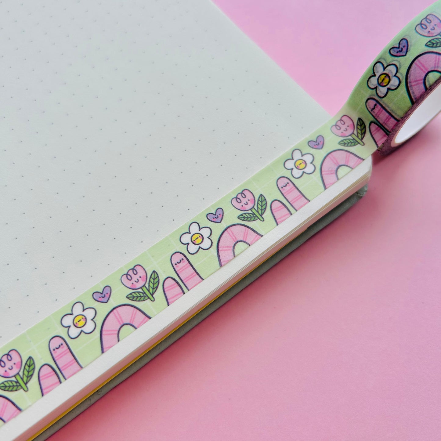 Springtime Worms Washi Tape