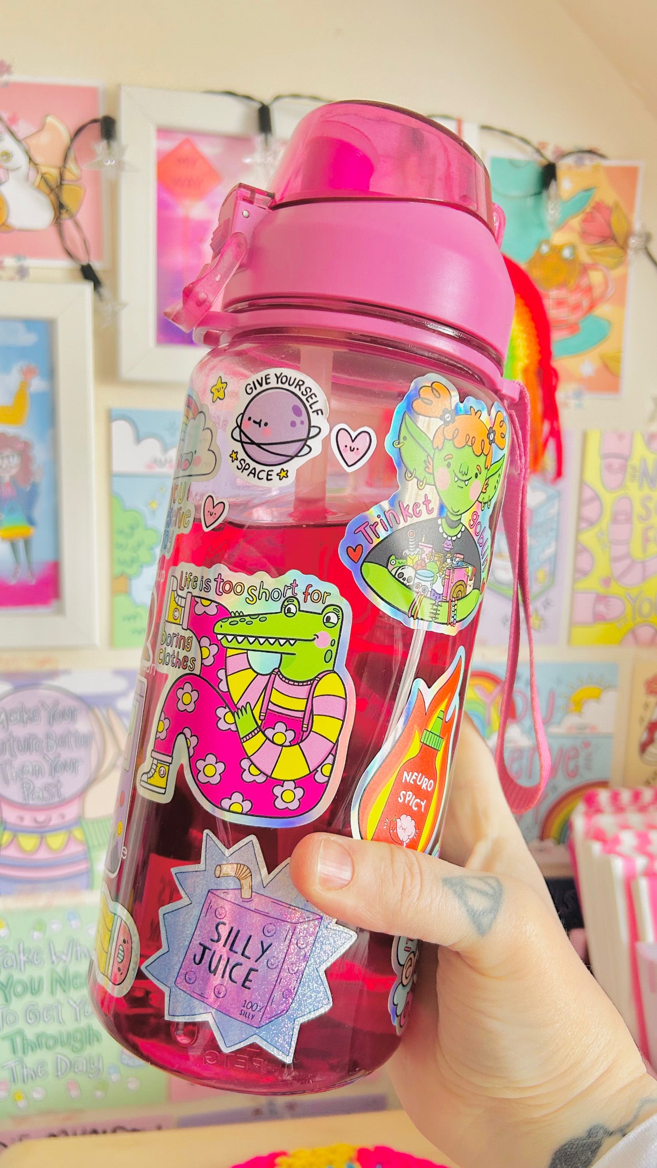 Trinket Goblin Holographic Sticker