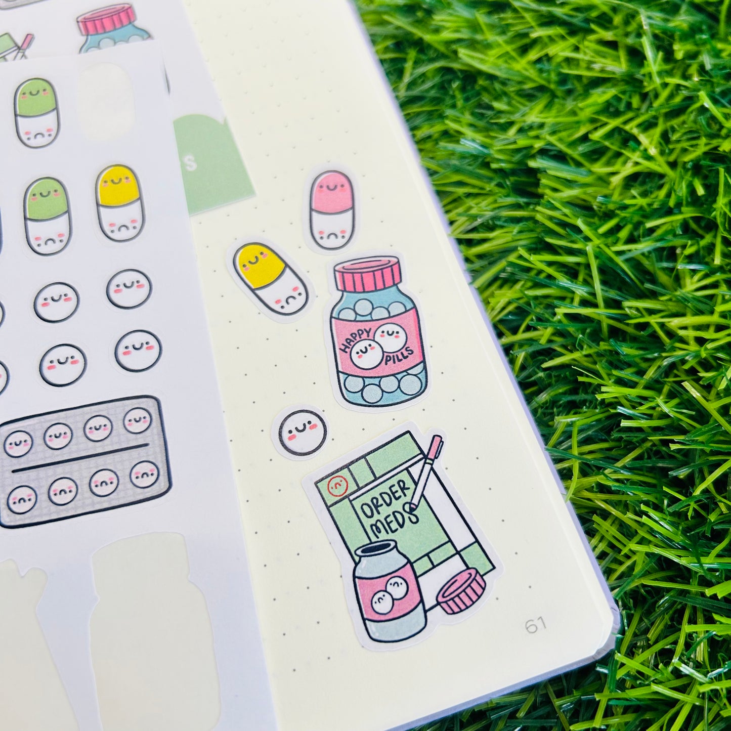 Medicated Cuties - Deco Sticker Sheet