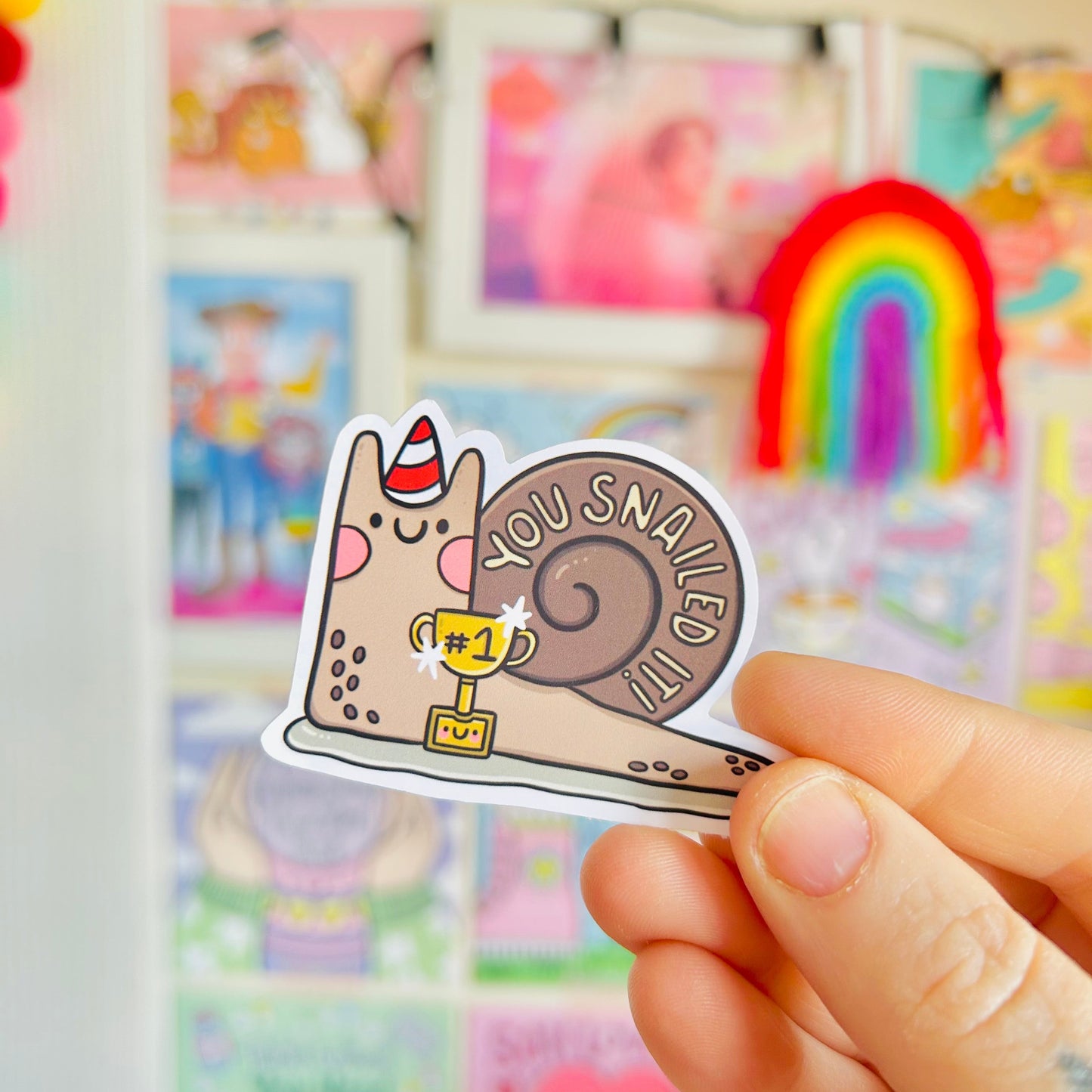 You Snailed It! - Glossy Sticker