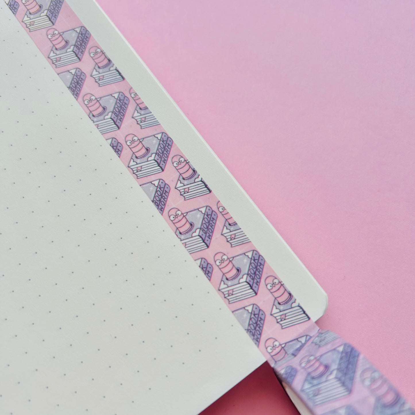 Bookworm Vertical Washi Tape