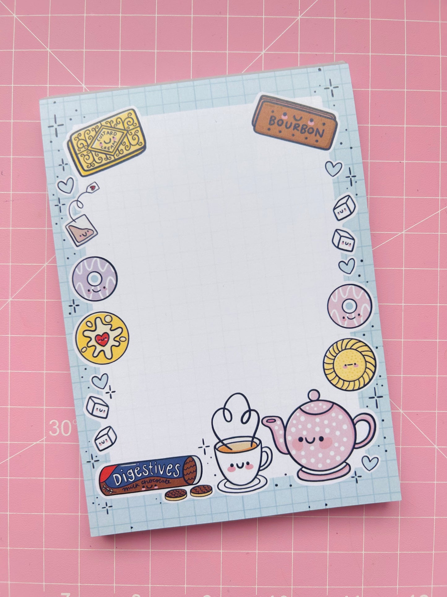 Tea & Biscuits A6 Notepad