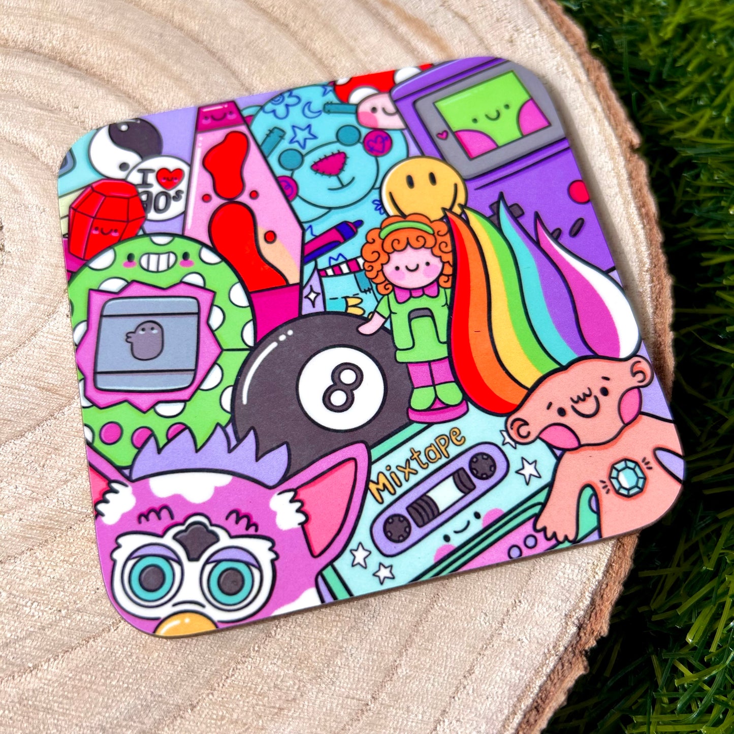 90's Nostalgia - Drinks Coaster
