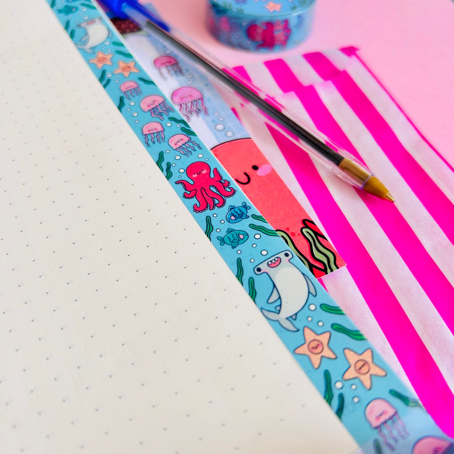 Under The Sea - Vertical Washi Tape