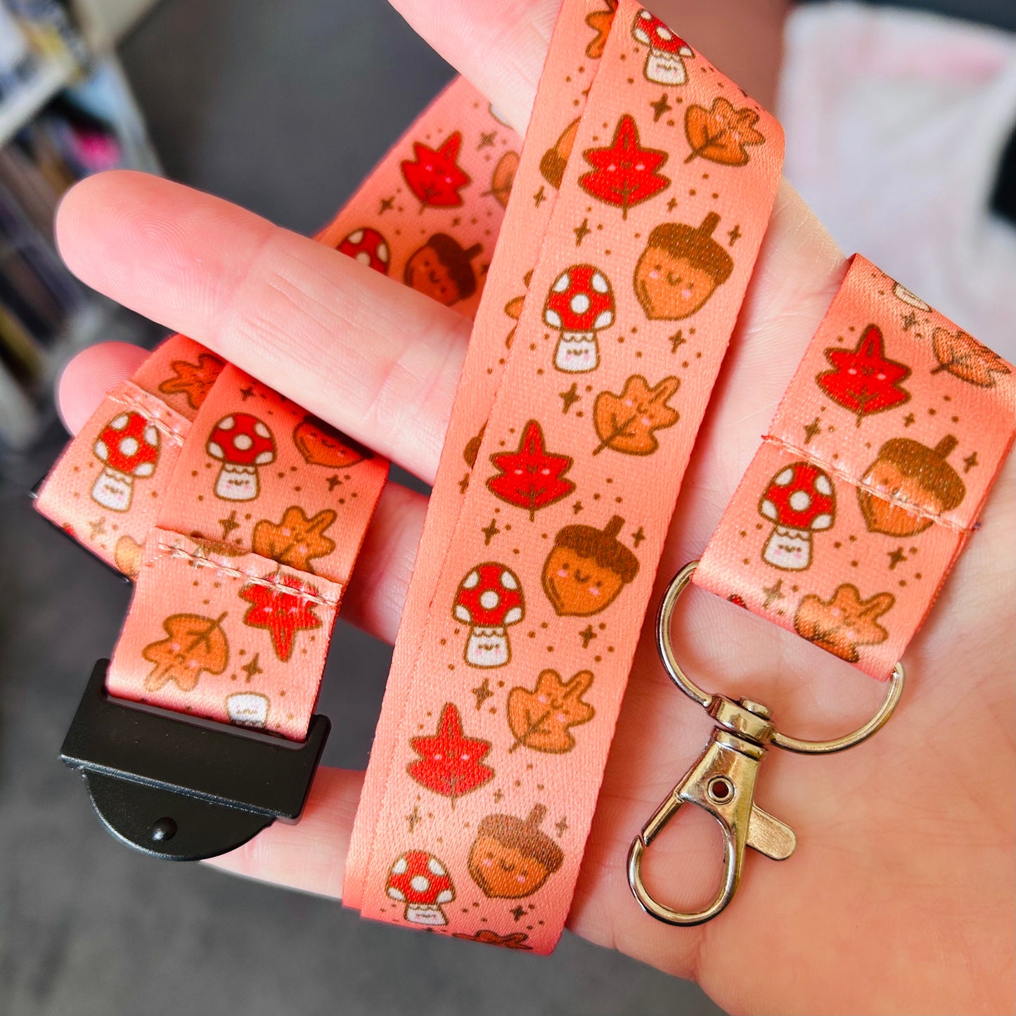 Autumn Cuties Lanyard