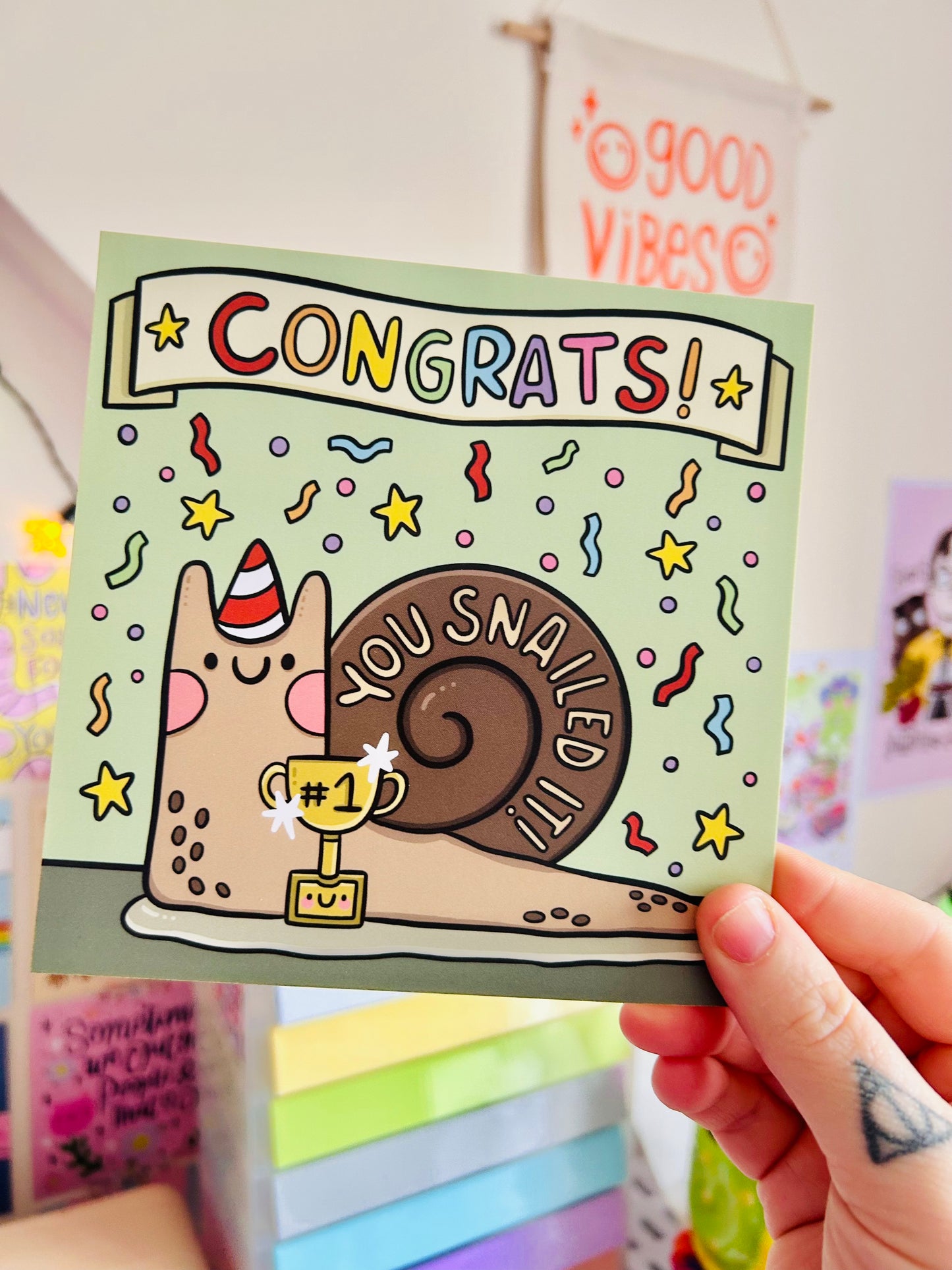 You Snailed It! - Square Print