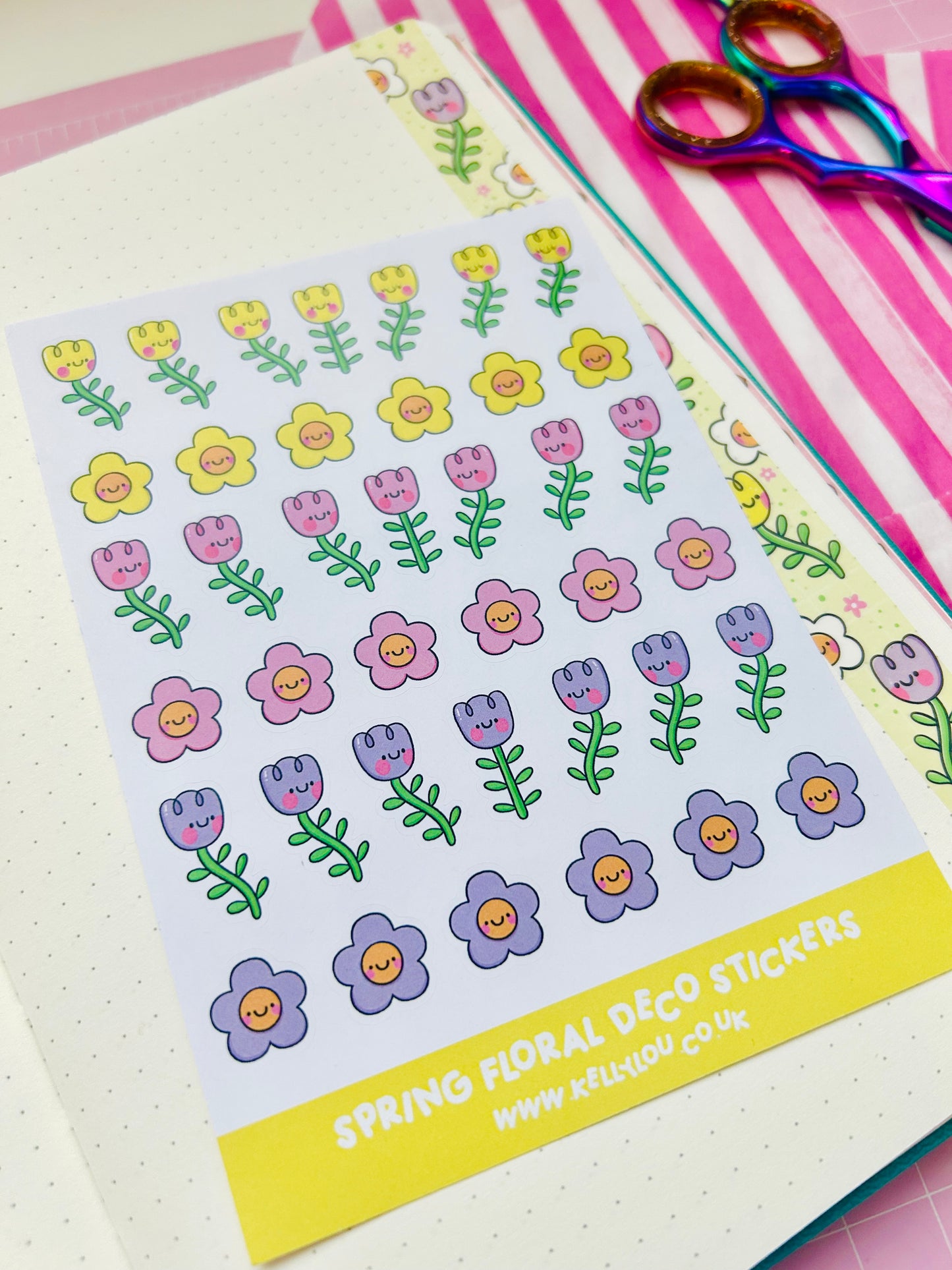 Spring Floral - Deco Sticker Sheet