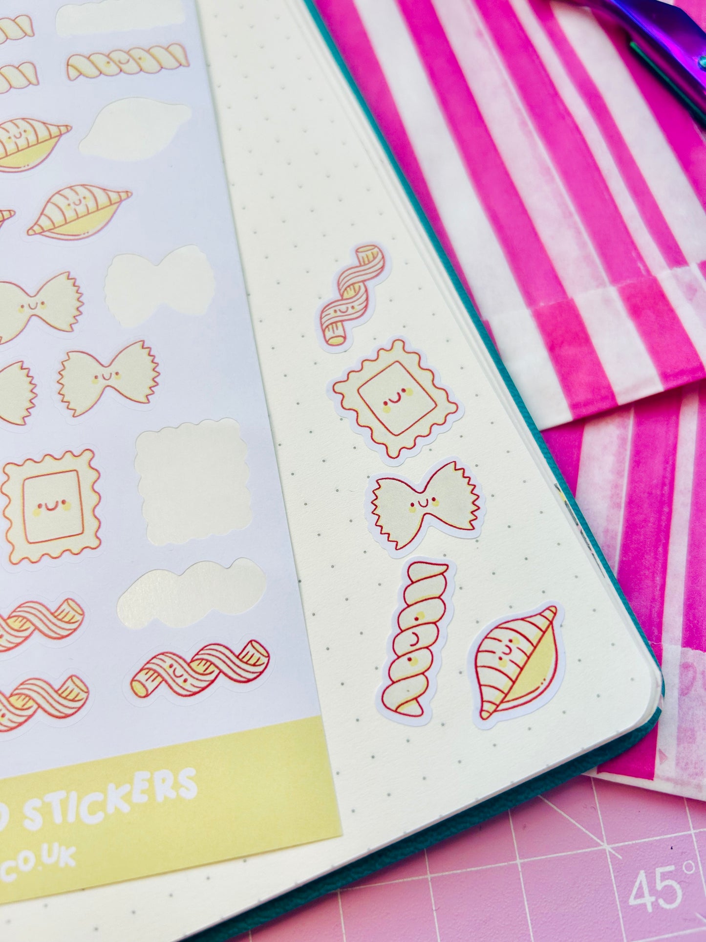 Pasta Club - Deco Sticker Sheet