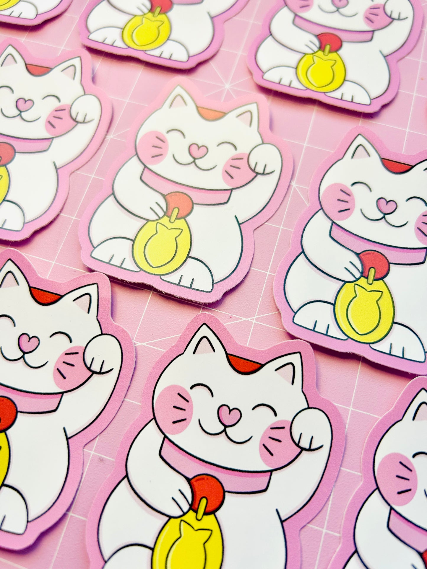 Lucky Cat - Vinyl Sticker