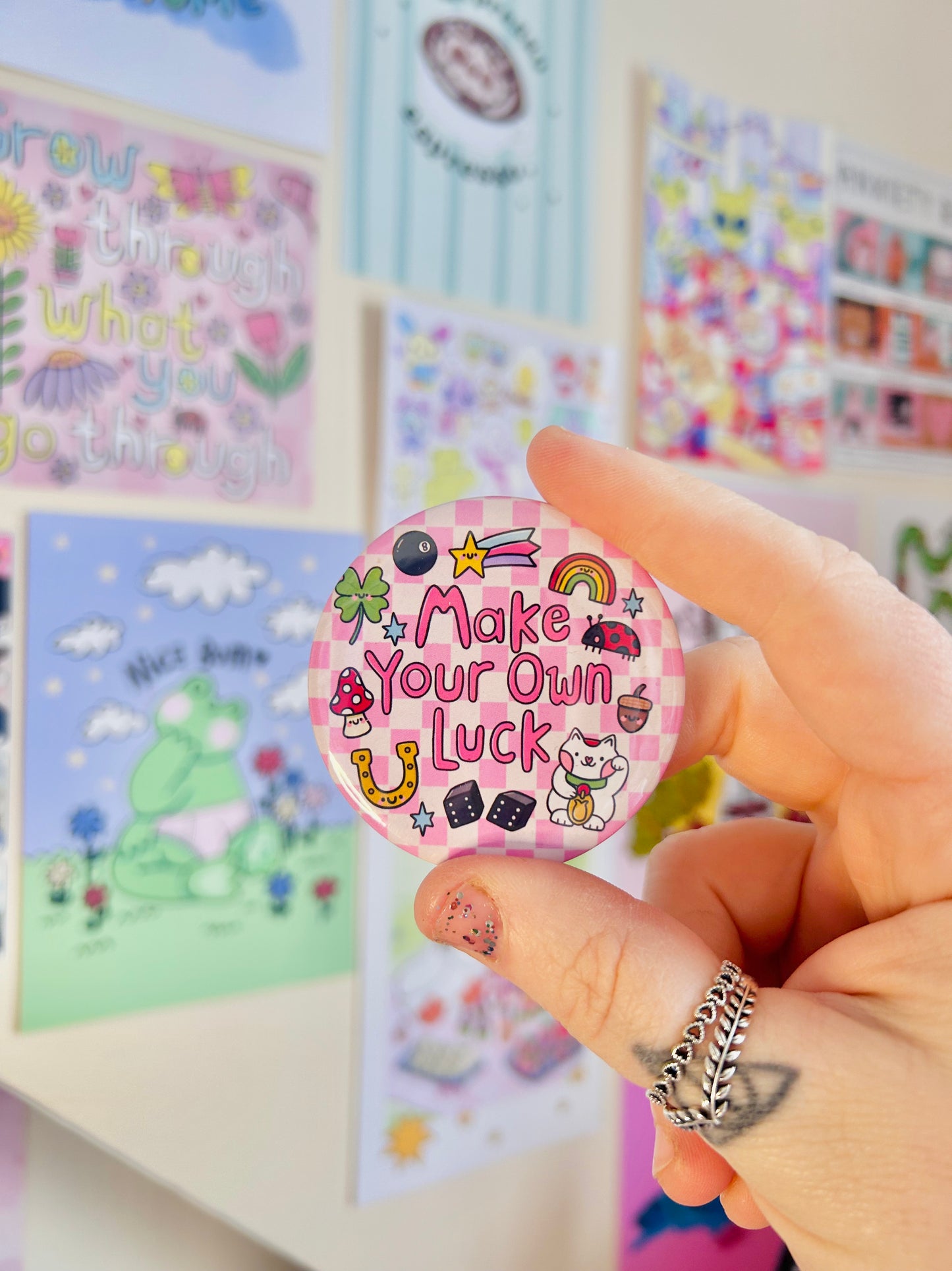 Make Your Own Luck - Fridge Magnet