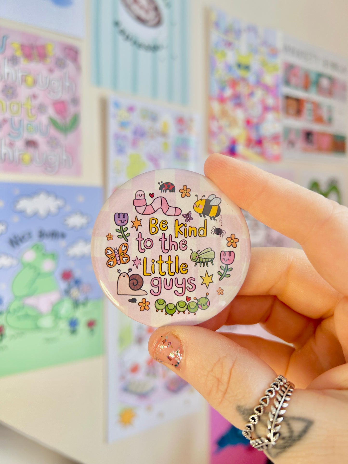 Be Kind To The Little Guy - Fridge Magnet
