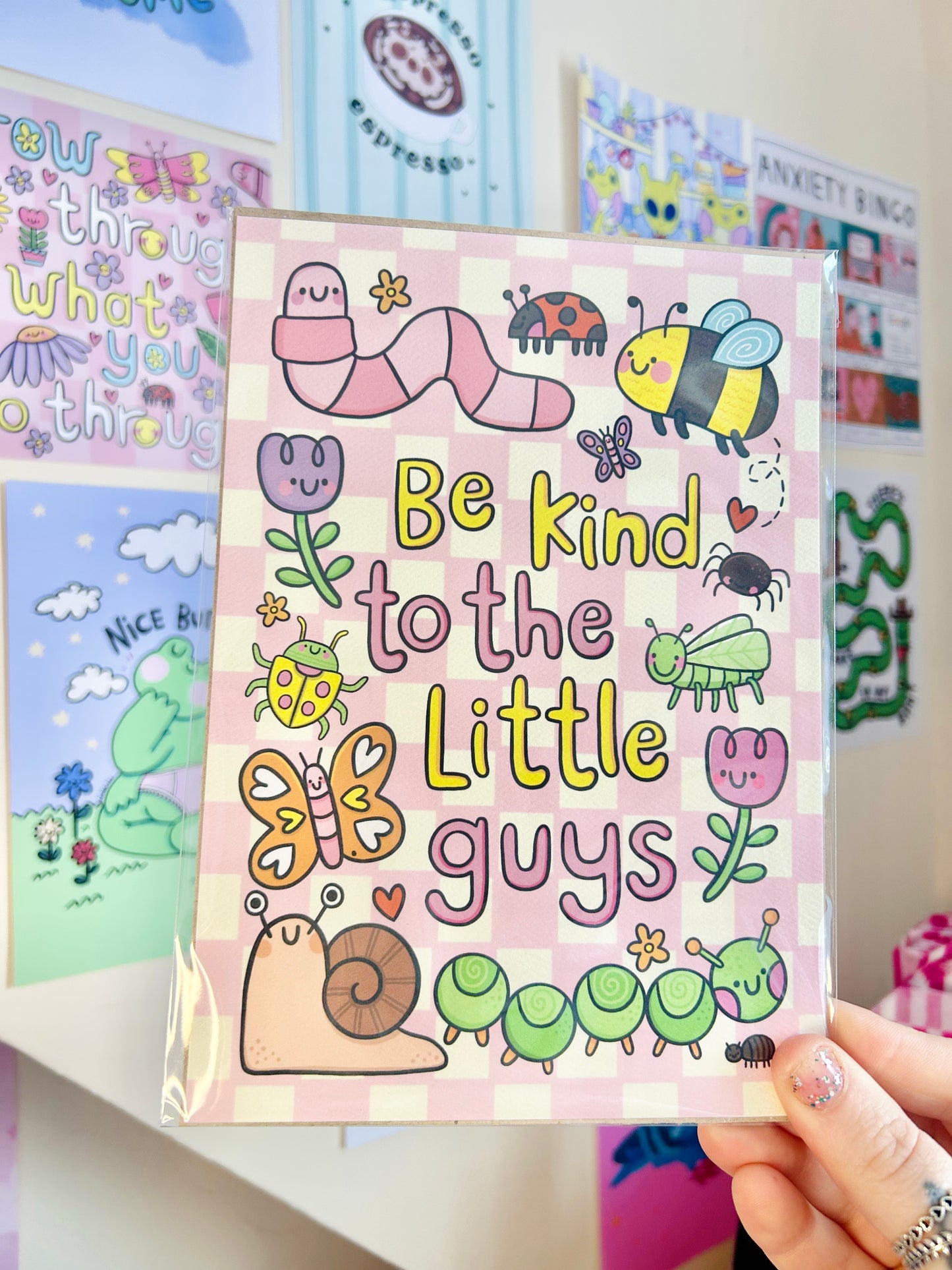 Be Kind To The Little Guys - Art Print