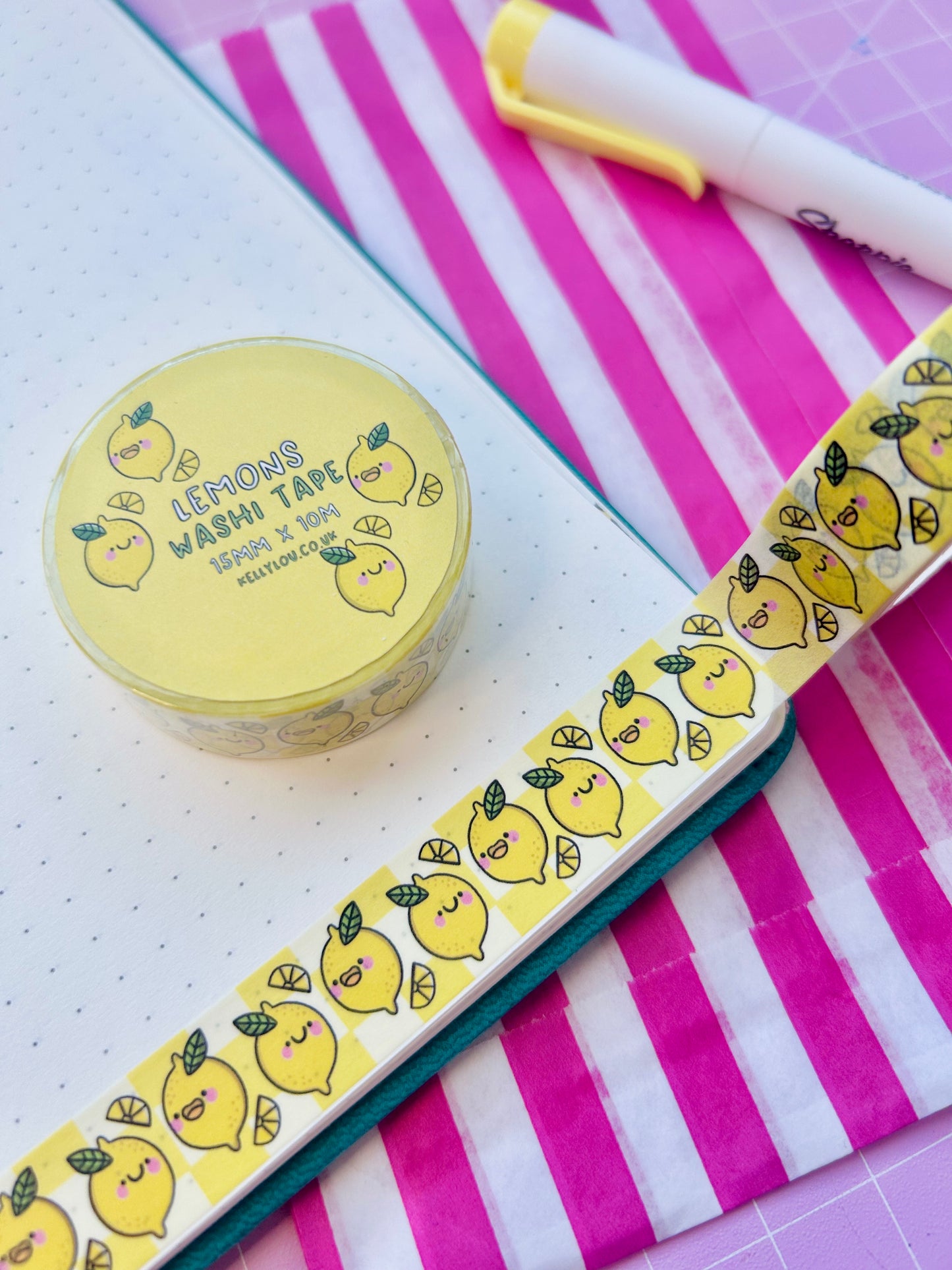 Lemons Washi Tape