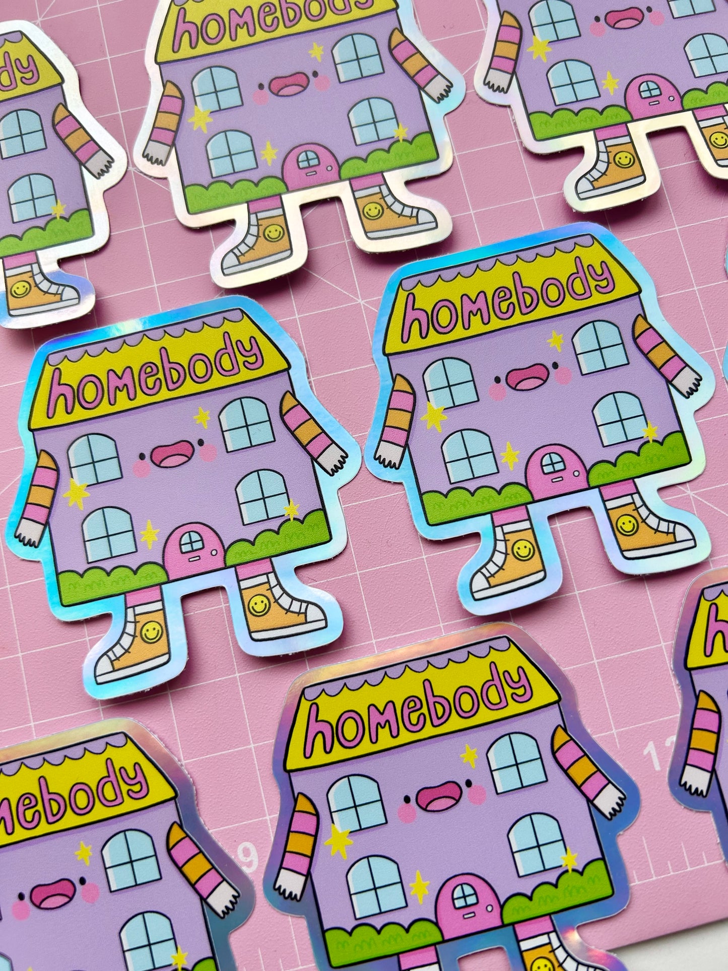Homebody - Holographic Sticker