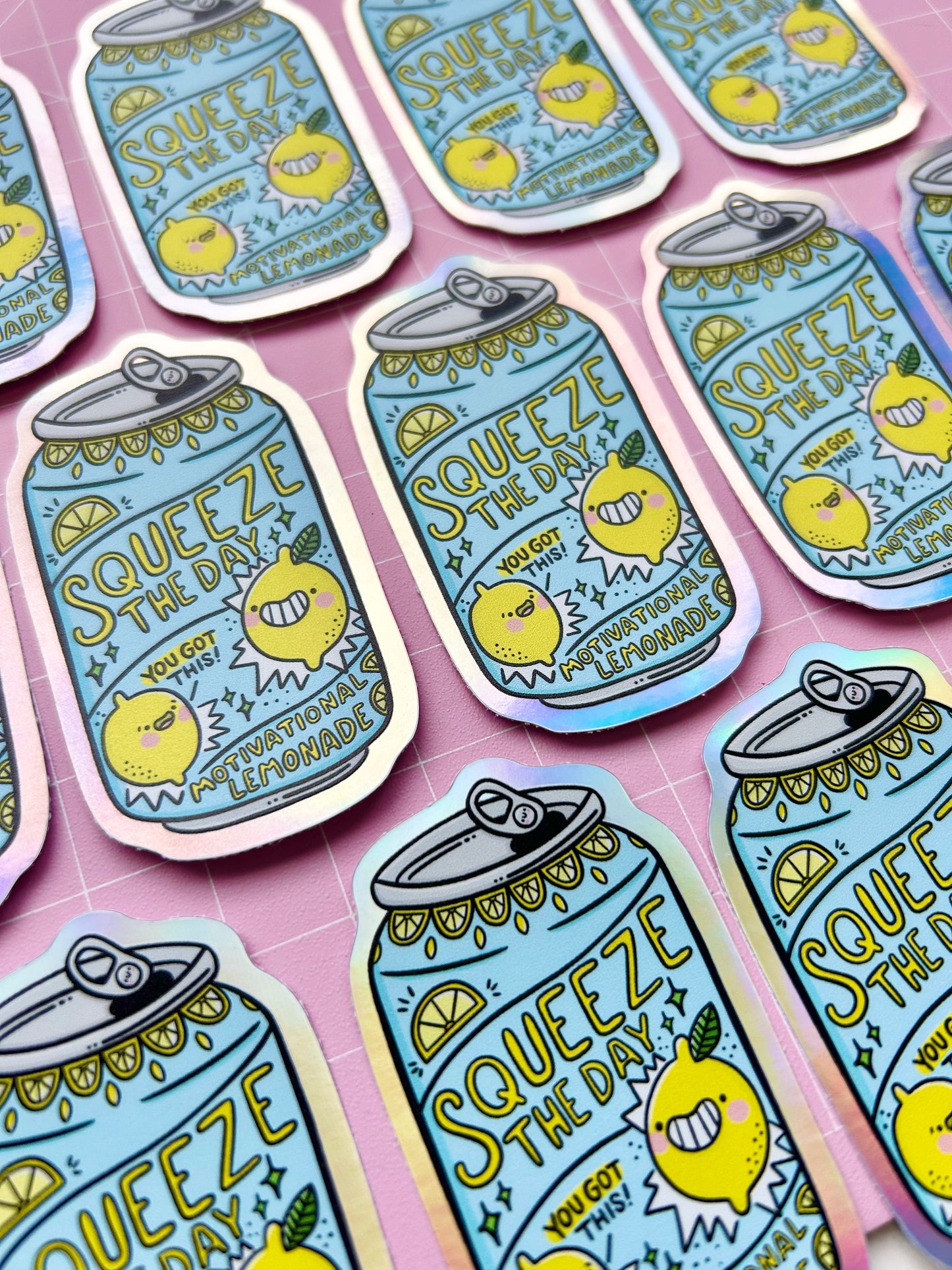 Squeeze The Day - Holographic Sticker