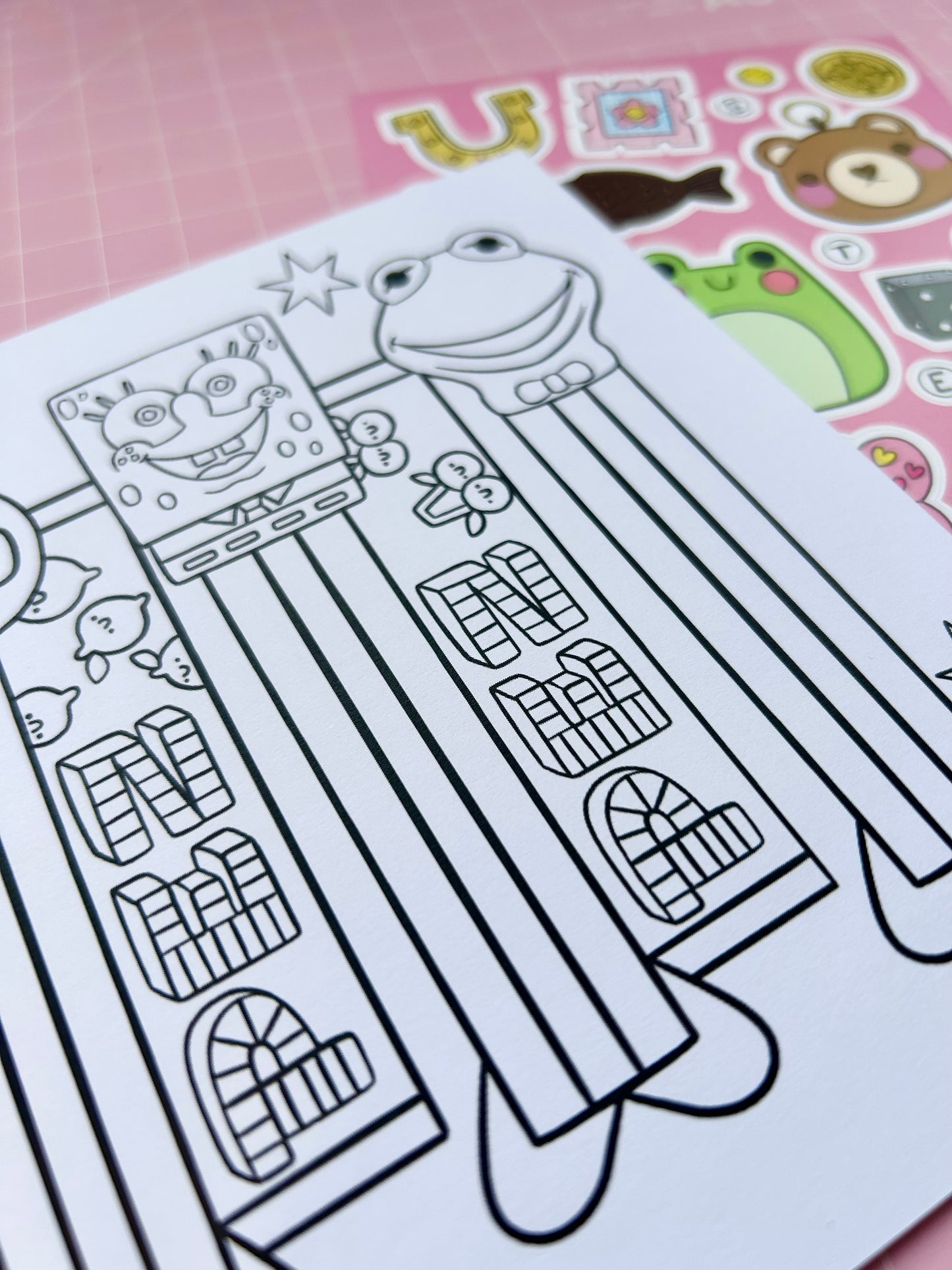 Trinket Collector Colouring Book
