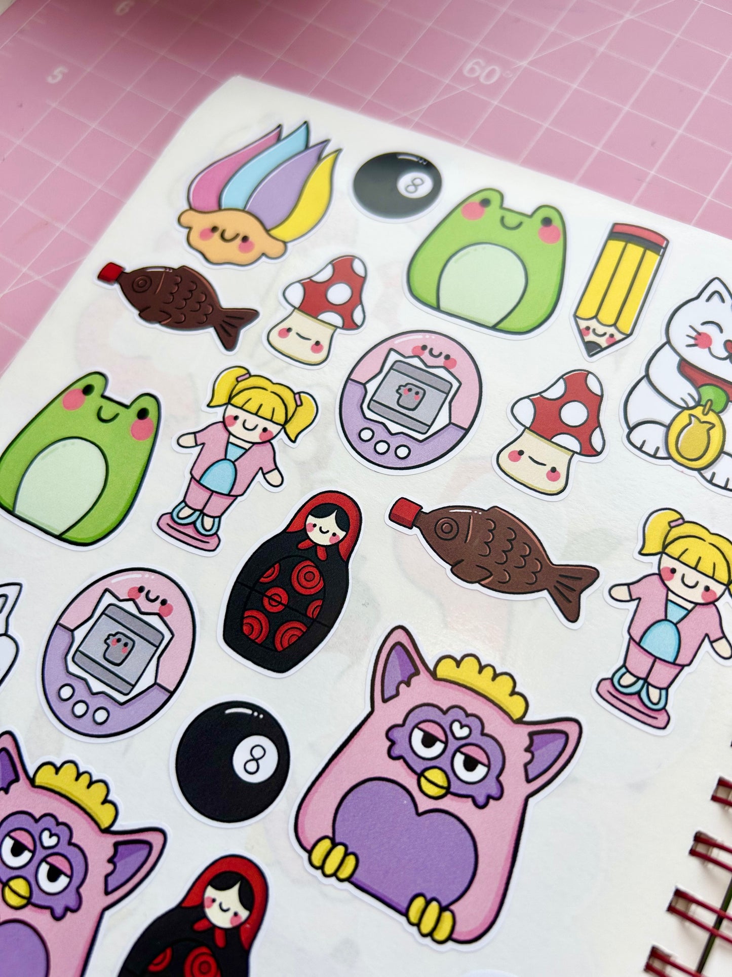 Trinket Collector Vinyl Sticker Sheet