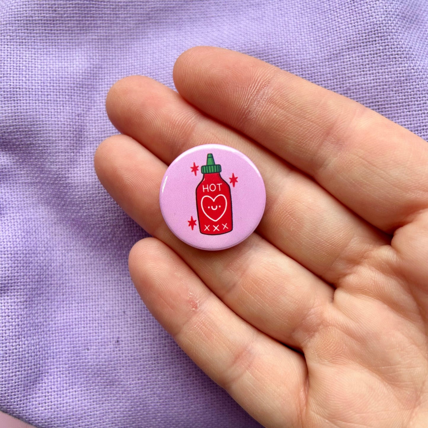 Hot Sauce - Button Badge