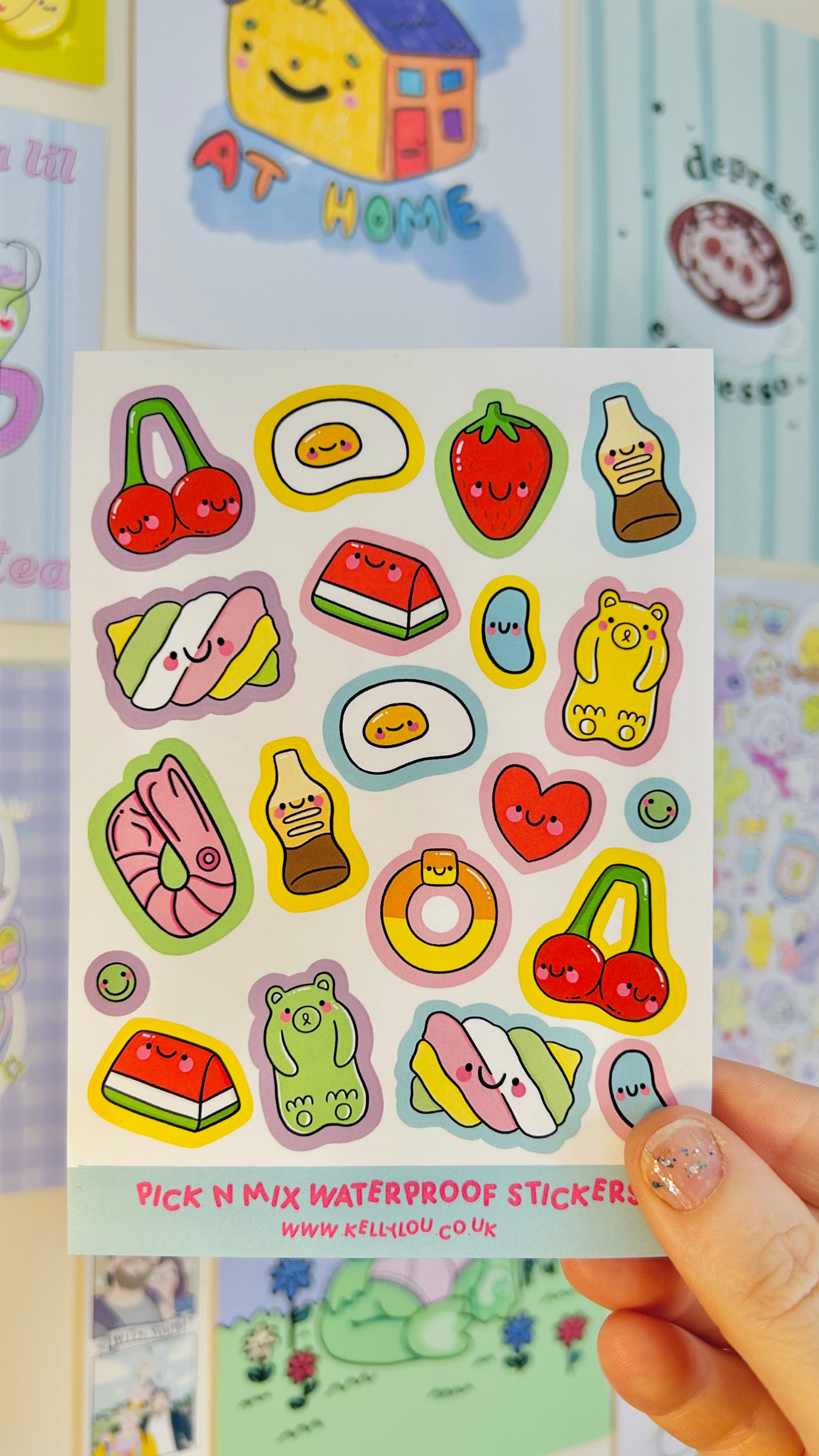 Pick 'n' Mix - Vinyl Sticker Sheet