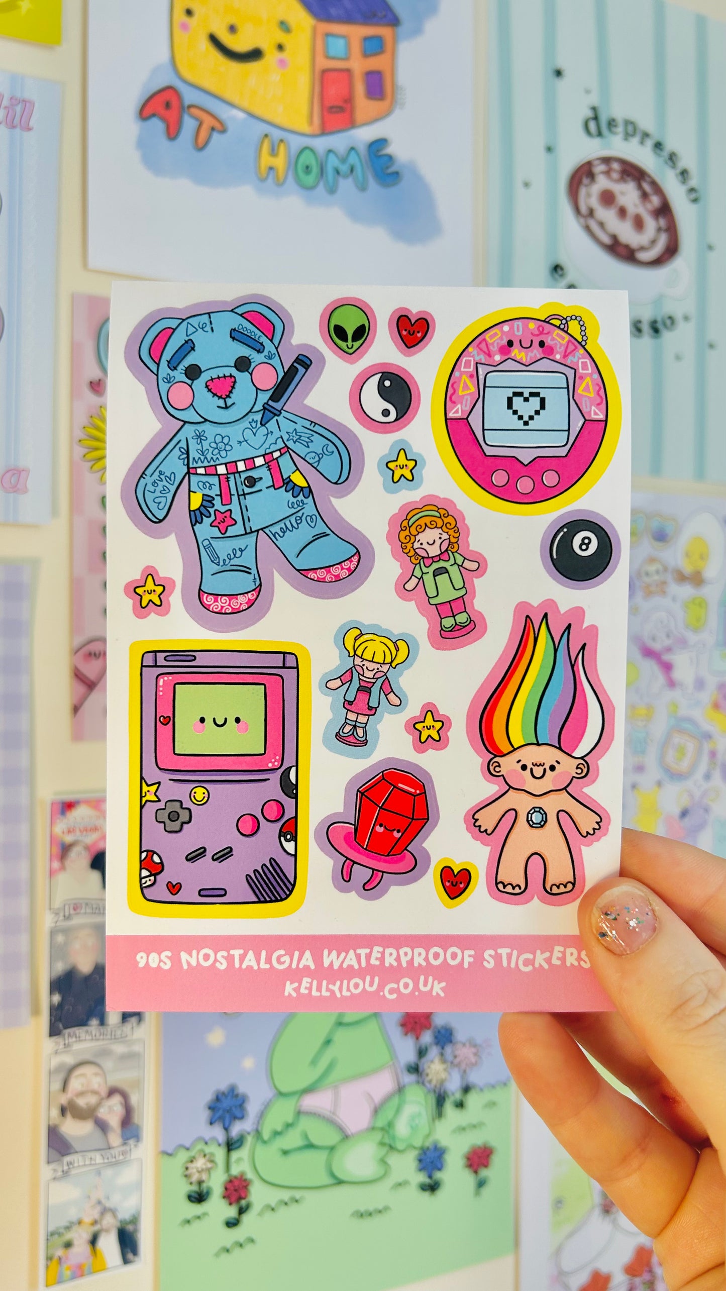 90s Nostalgia - Vinyl Sticker Sheet