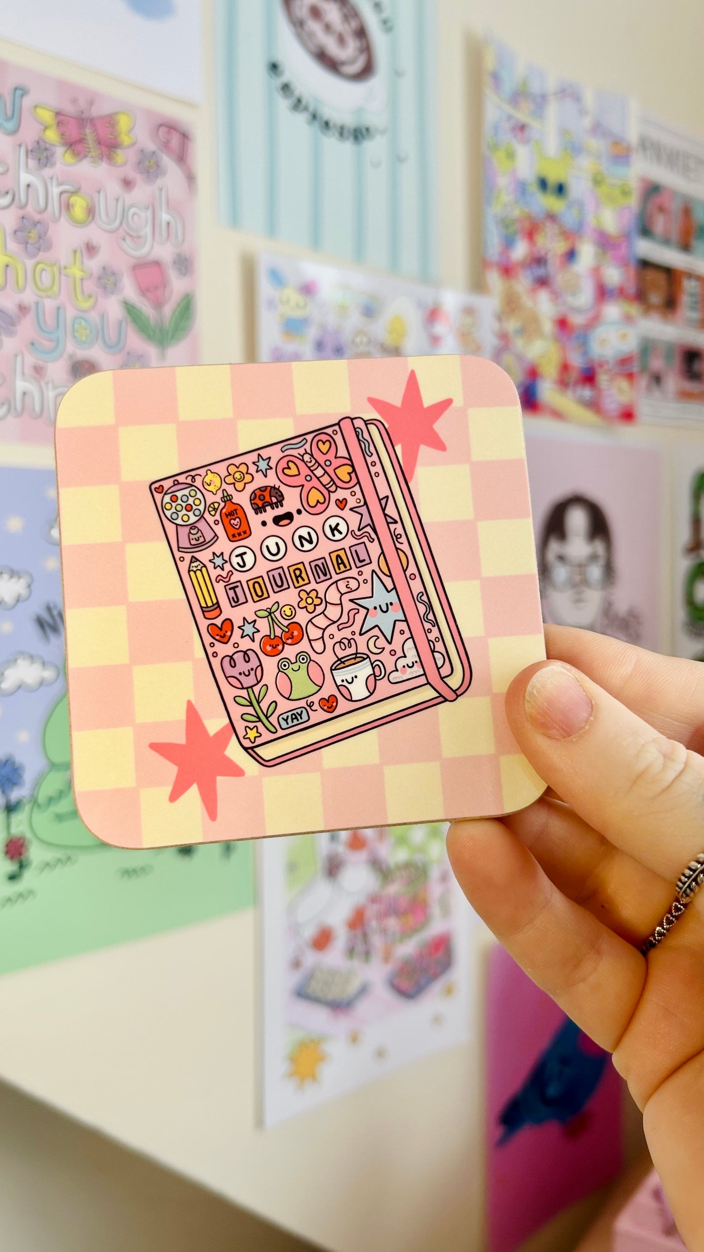 Junk Journal - Drinks Coaster
