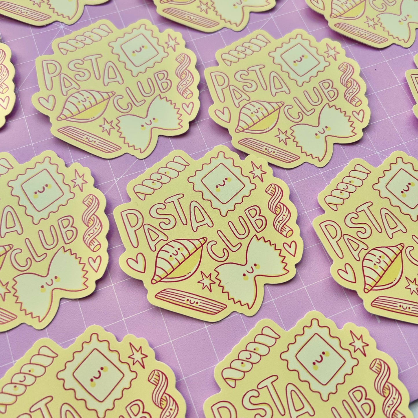 Pasta Club - Vinyl Sticker