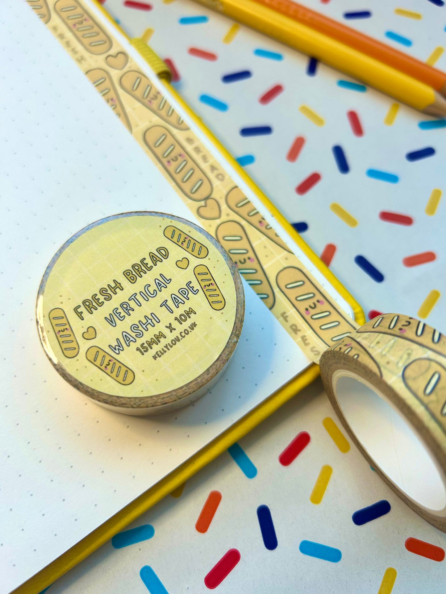 Fresh Bread - Vertical Washi Tape