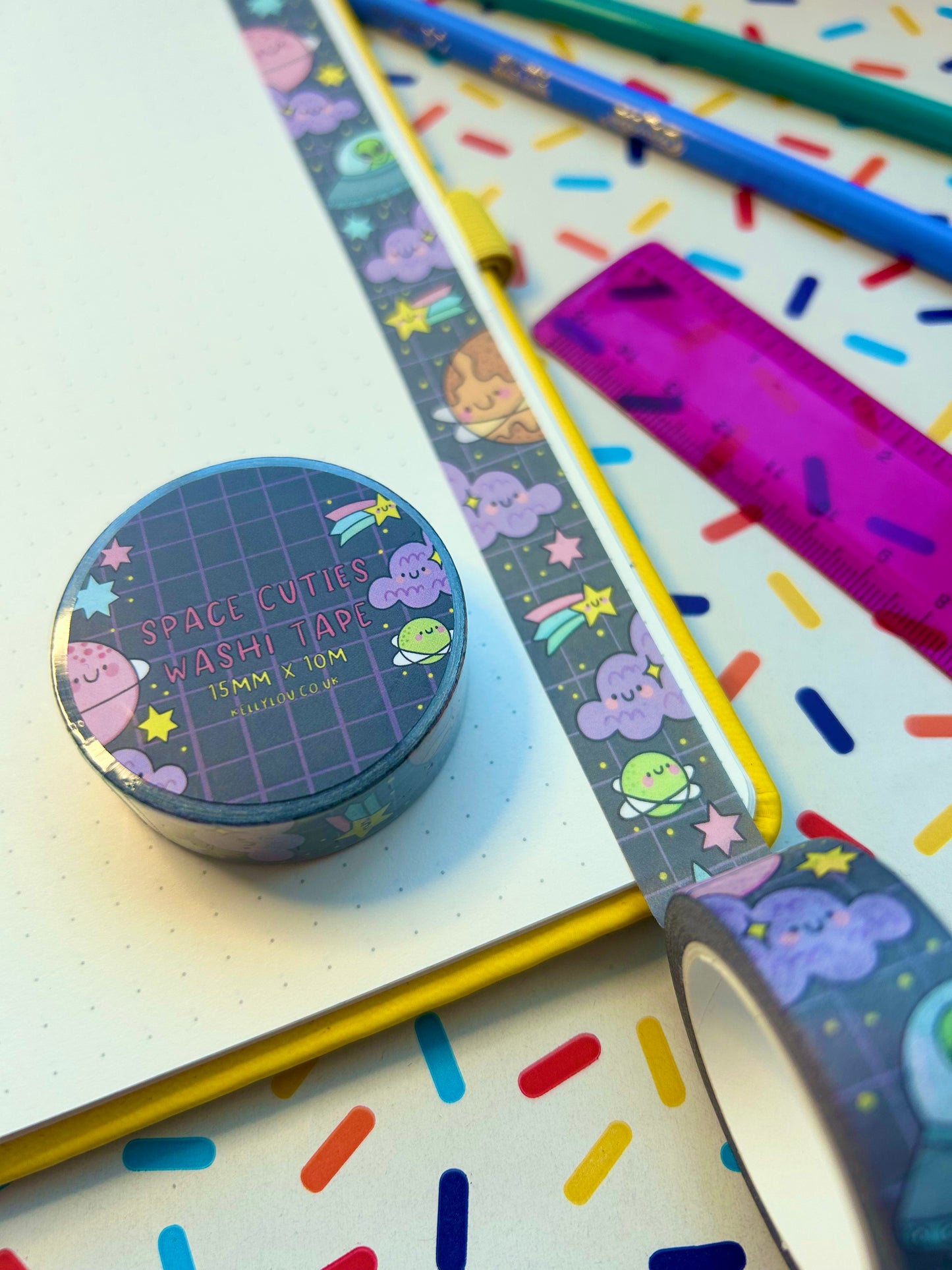 Space Cuties - Vertical Washi Tape