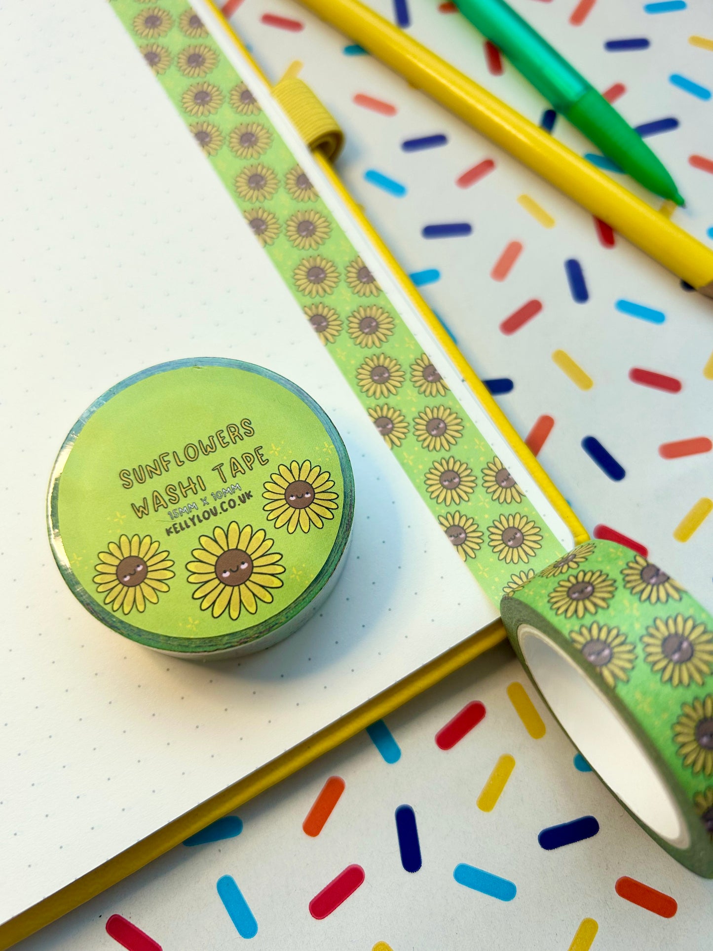 Sunflowers - Washi Tape