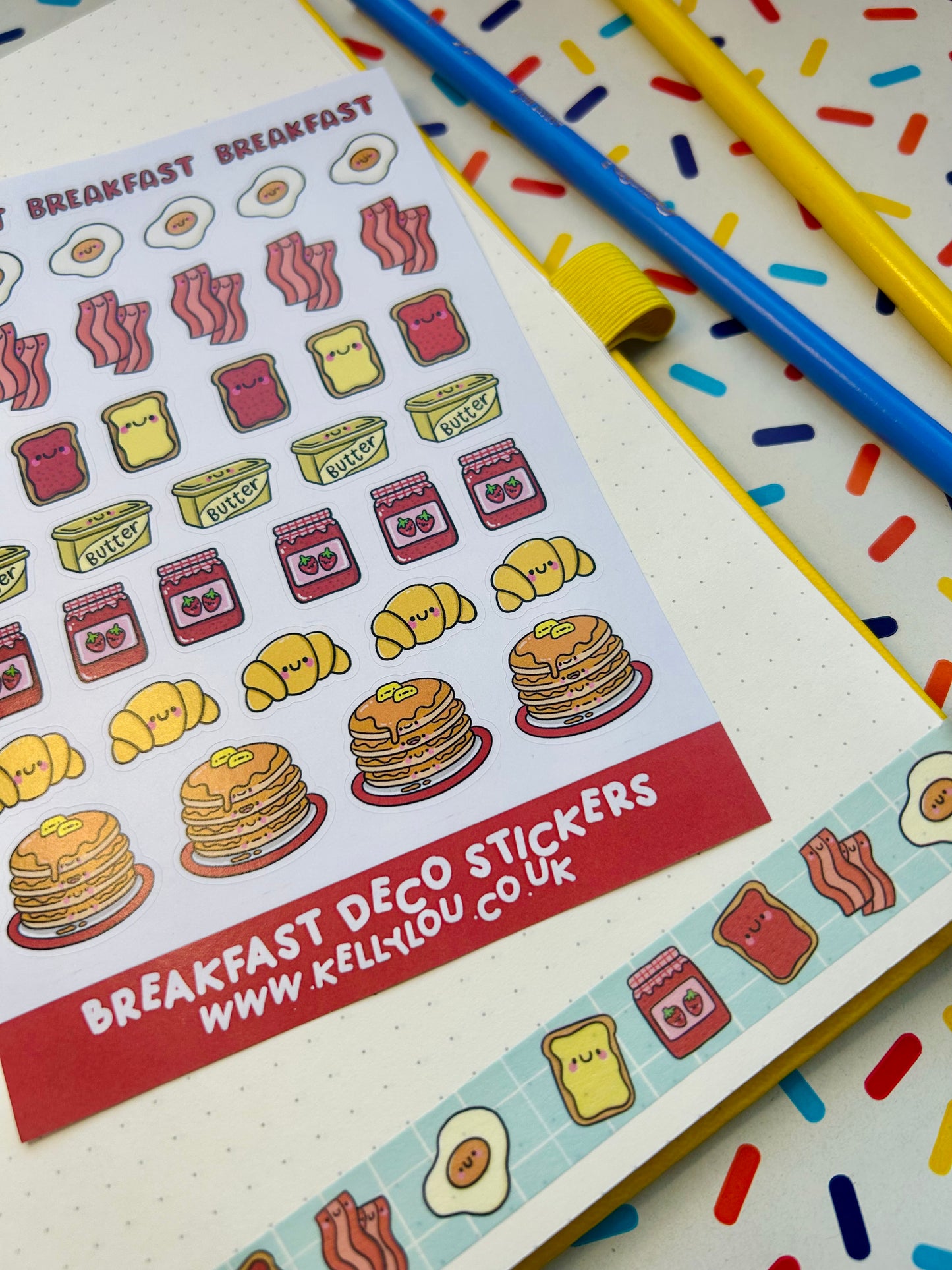 Breakfast - Deco Sticker Sheet