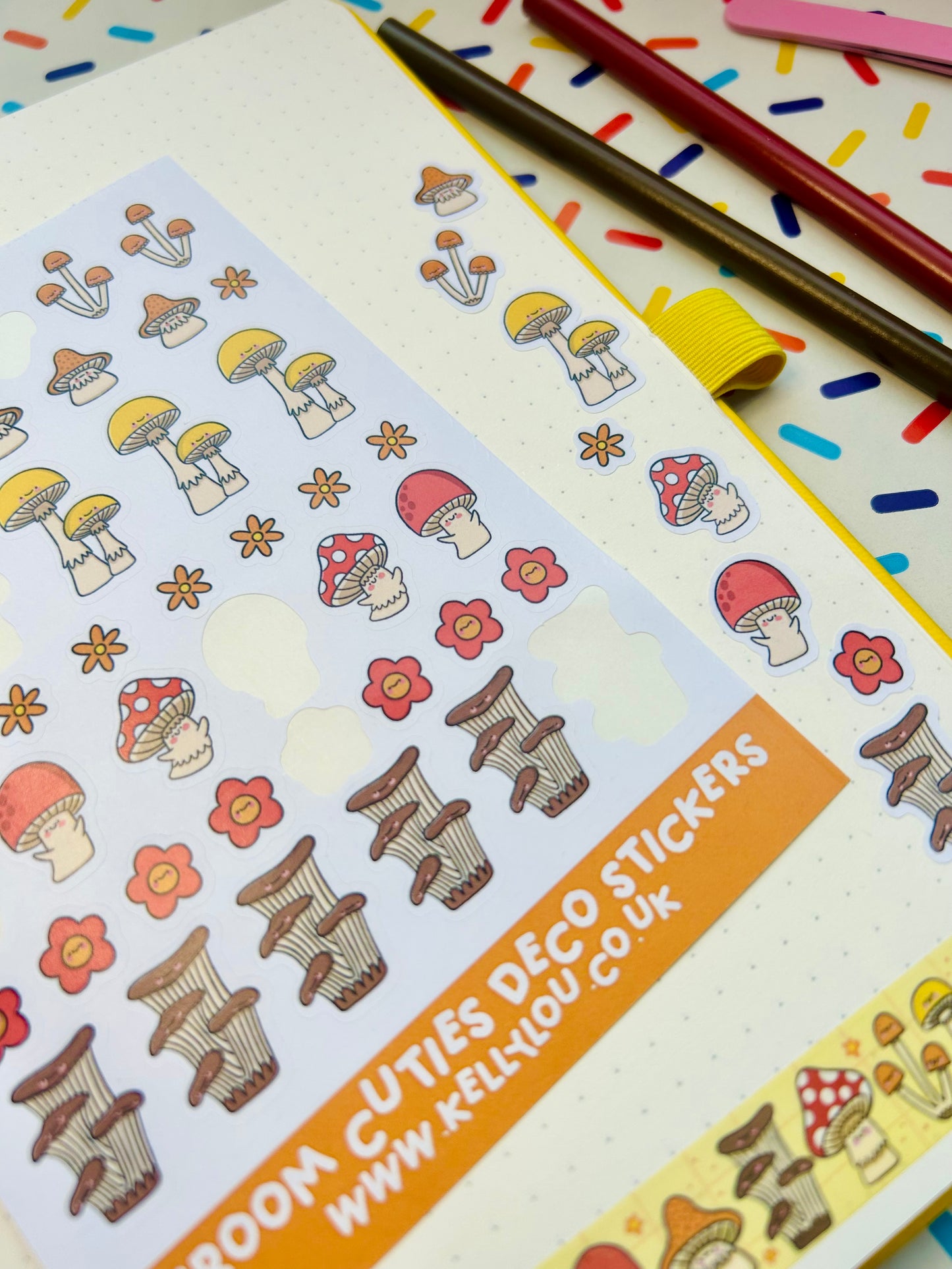 Shroom Cuties - Deco Sticker Sheet
