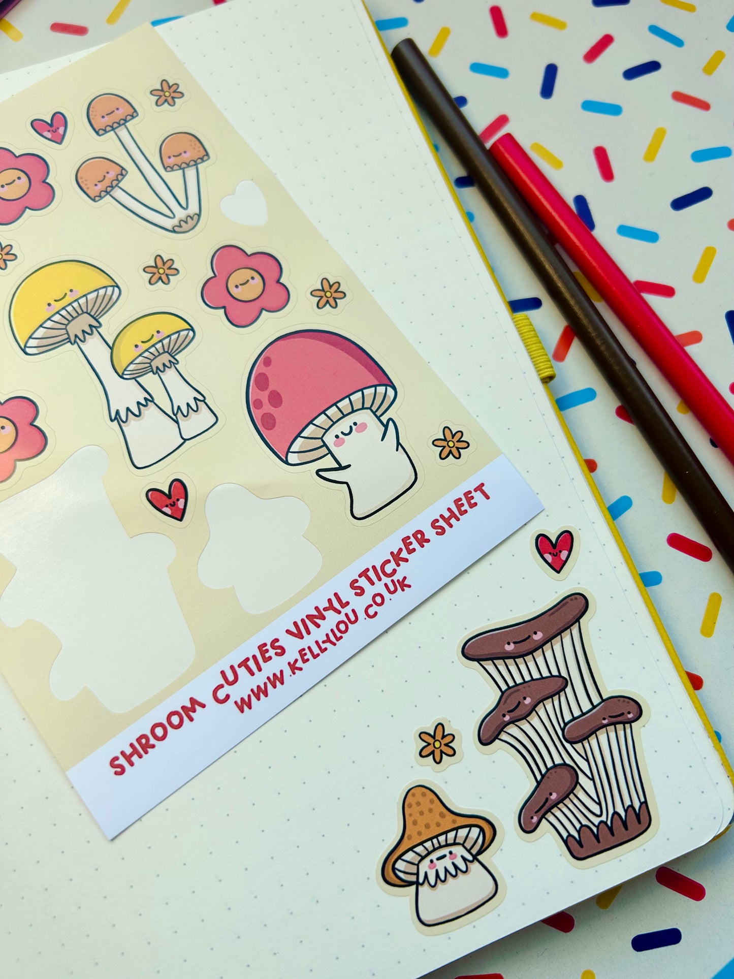 Shroom Cuties - Vinyl Sticker Sheet