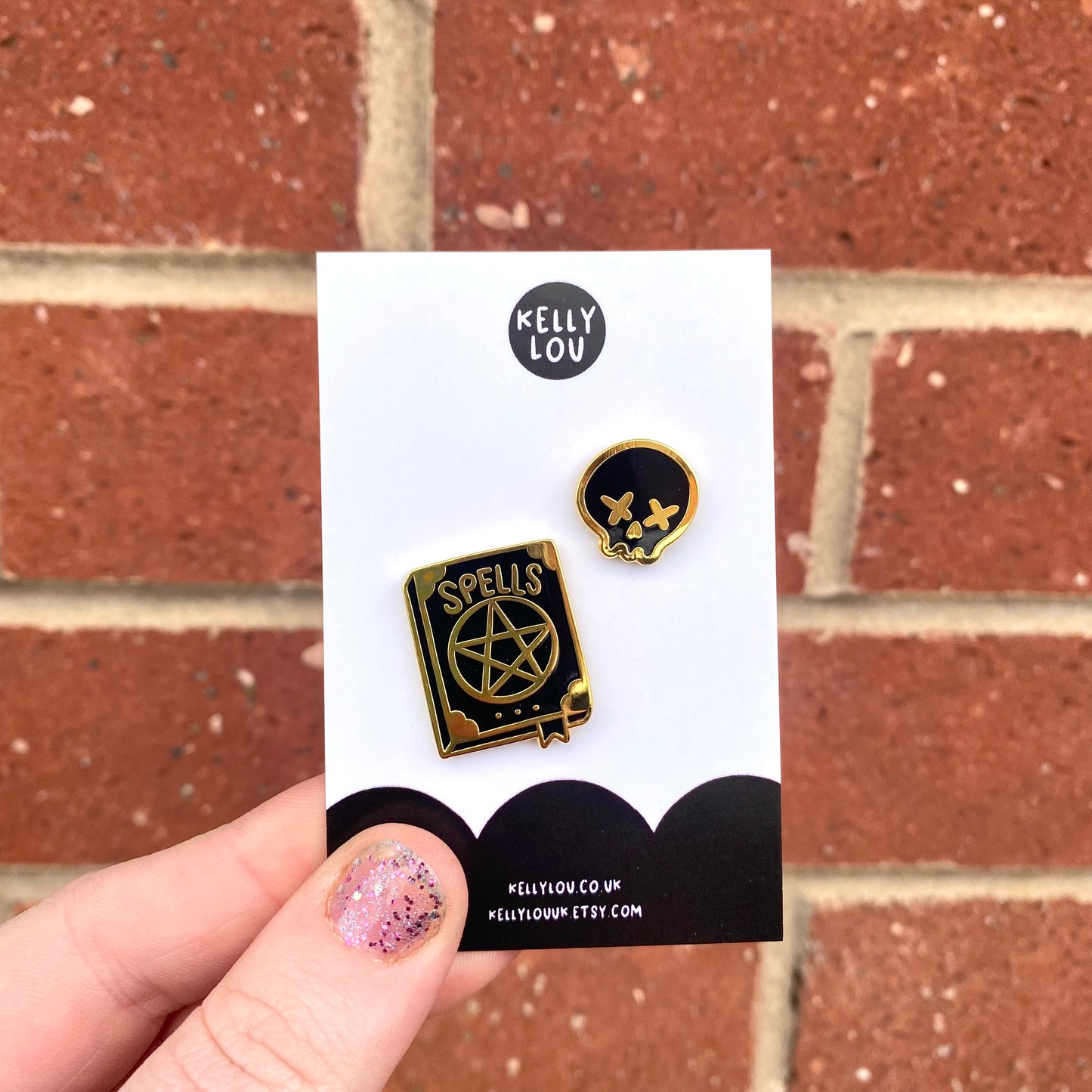 Spells & Bones Enamel Pin Set (Discontinued)