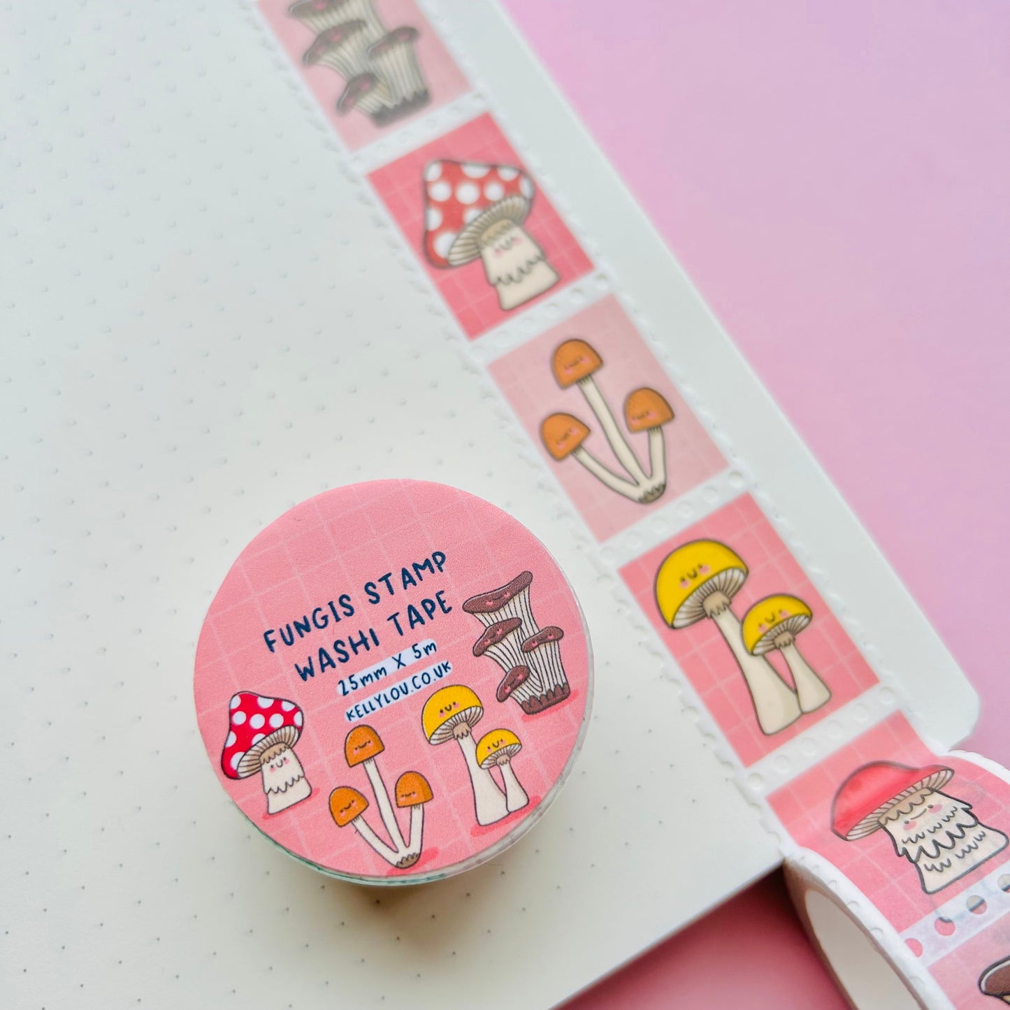 Fungi Stamp Washi Tape