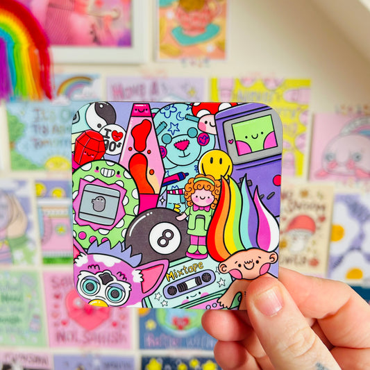 90's Nostalgia - Drinks Coaster