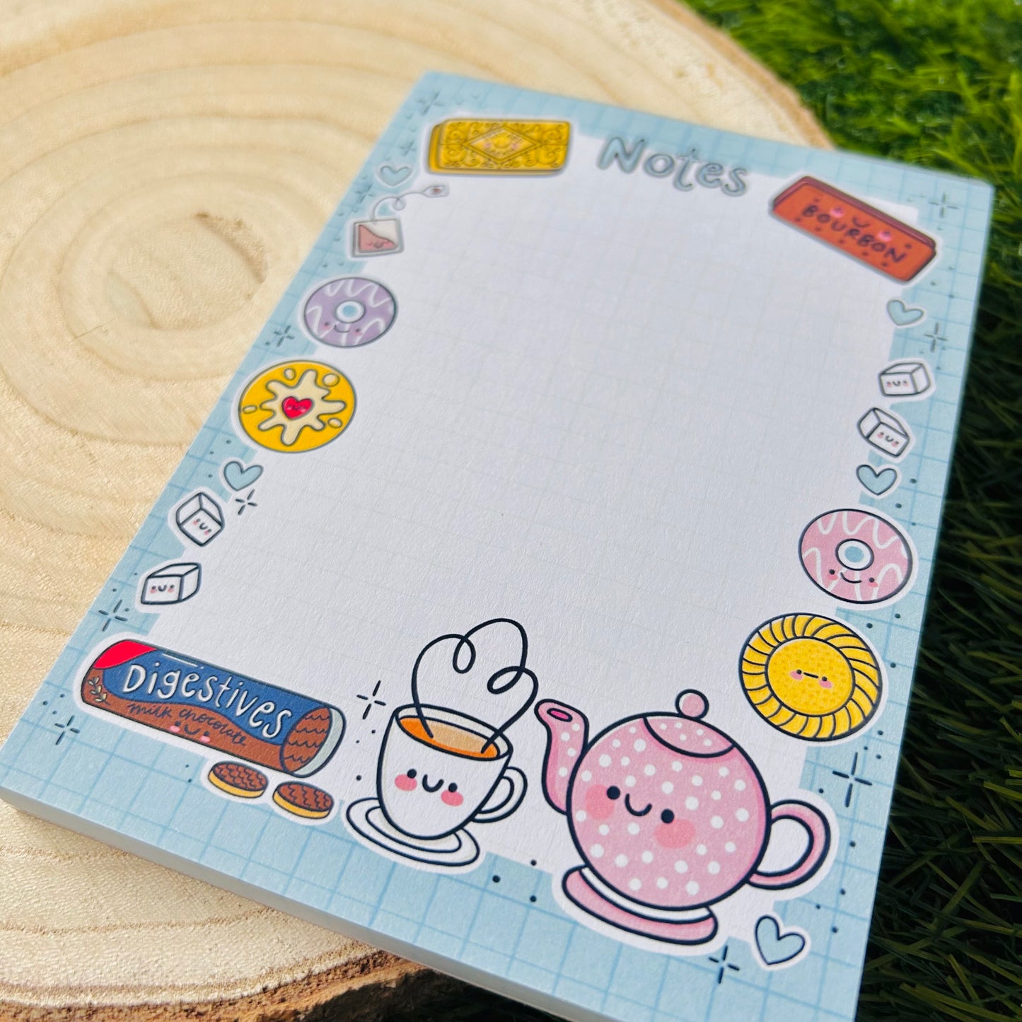 Tea & Biscuits A6 Notepad