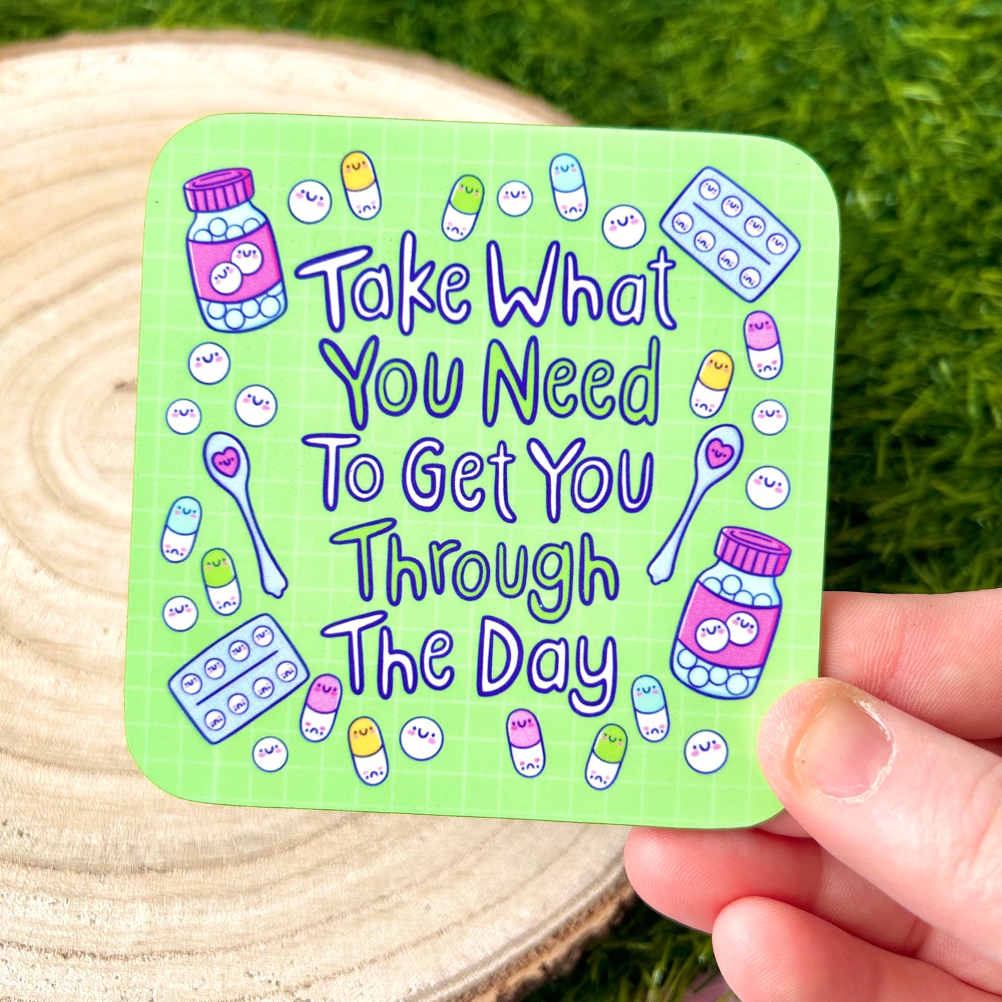 Take What You Need - Drinks Coaster