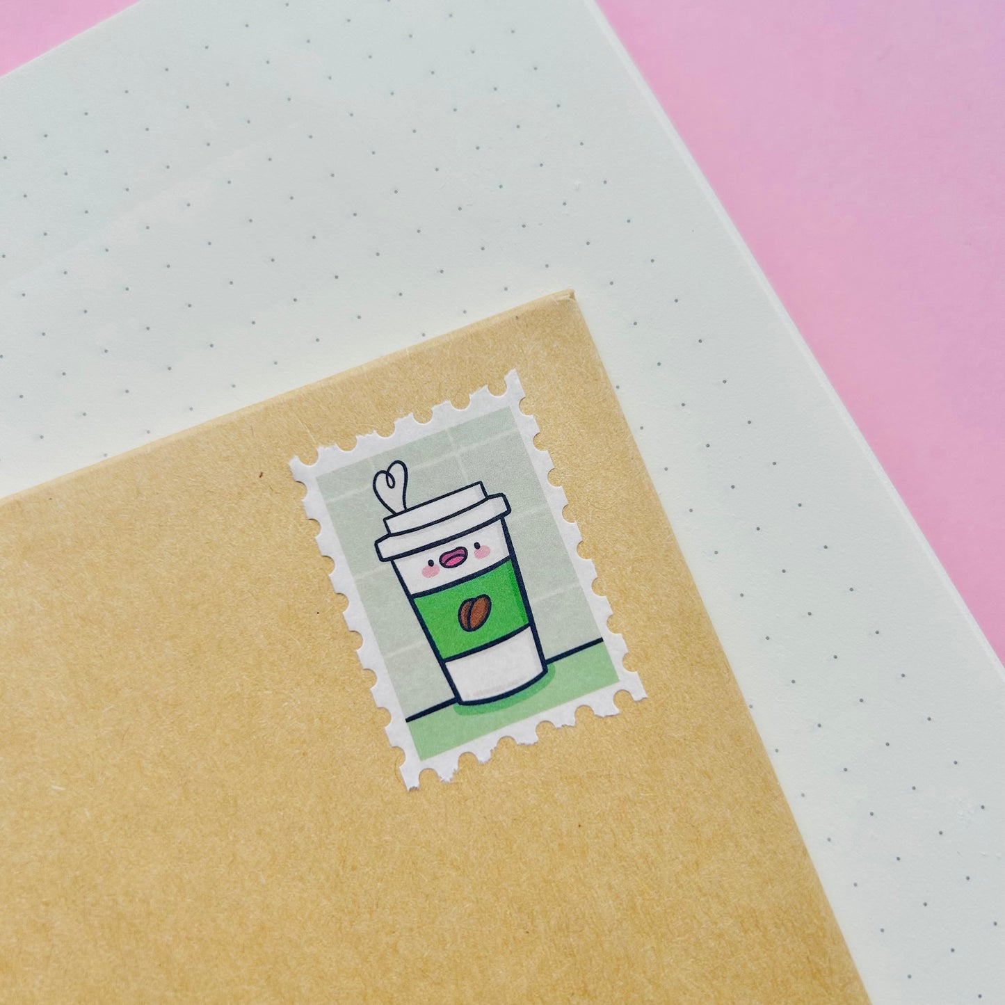 Tea & Coffee Stamp Washi Tape