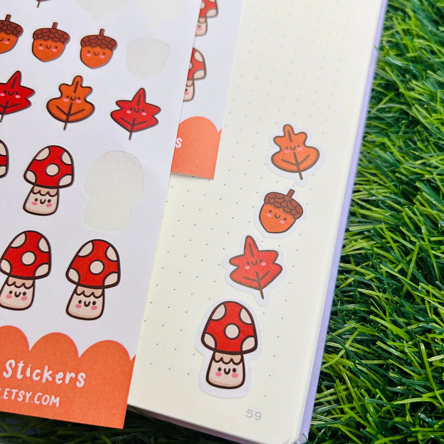 Autumn Cuties Planner Sticker Sheet