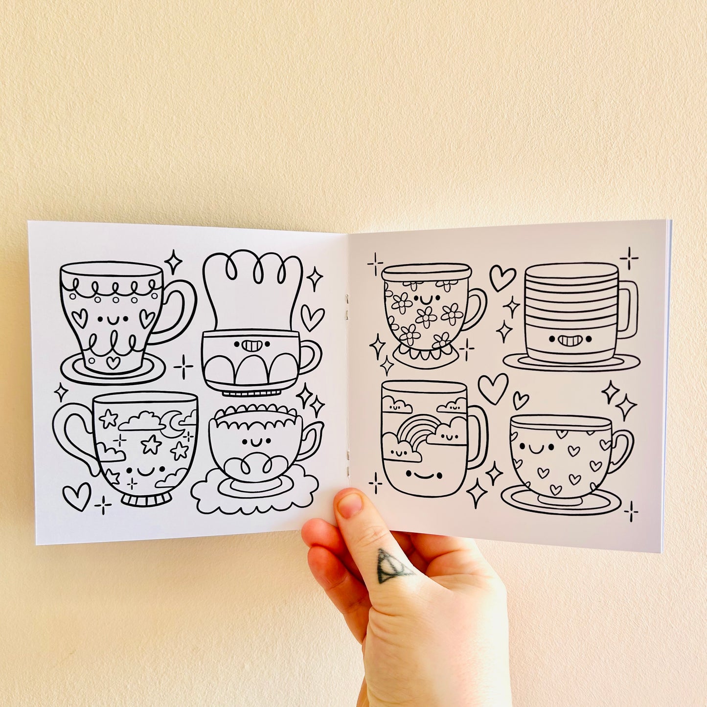Tea & Biscuits Colouring Book