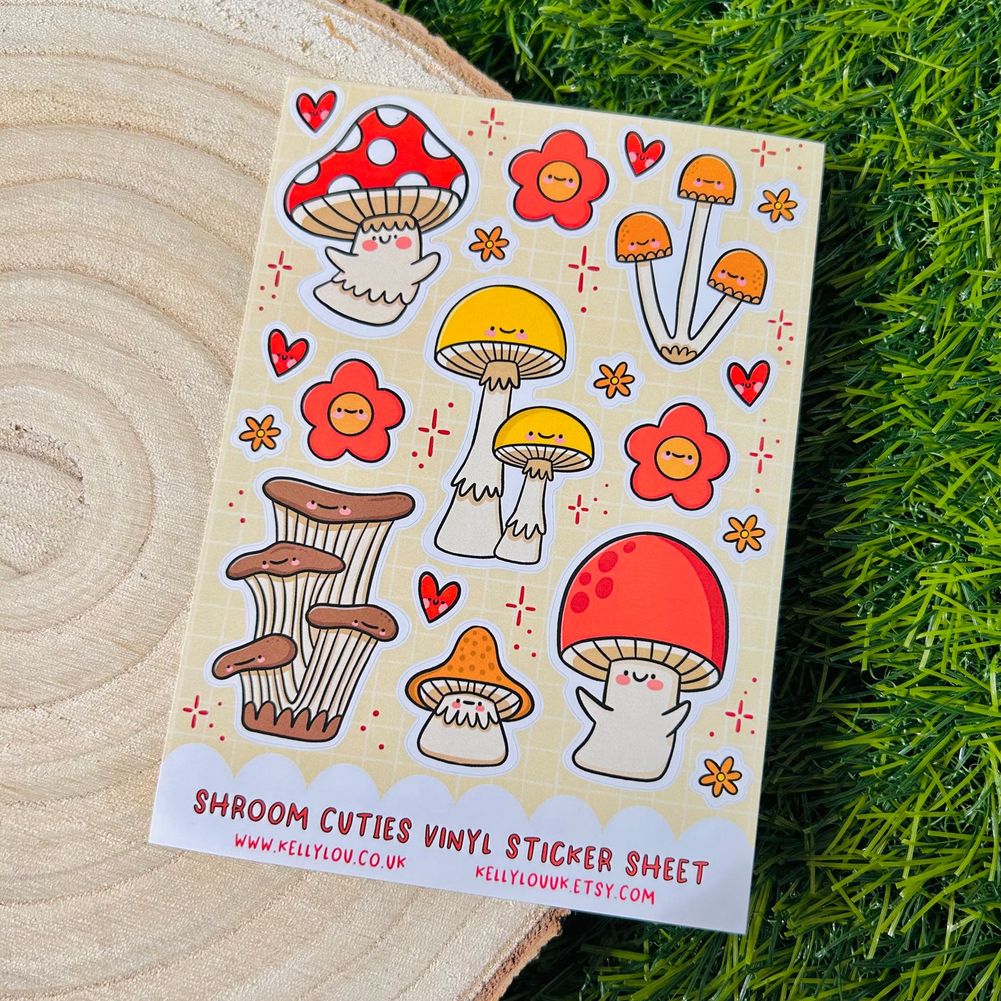 Shroom Cuties Vinyl Sticker Sheet