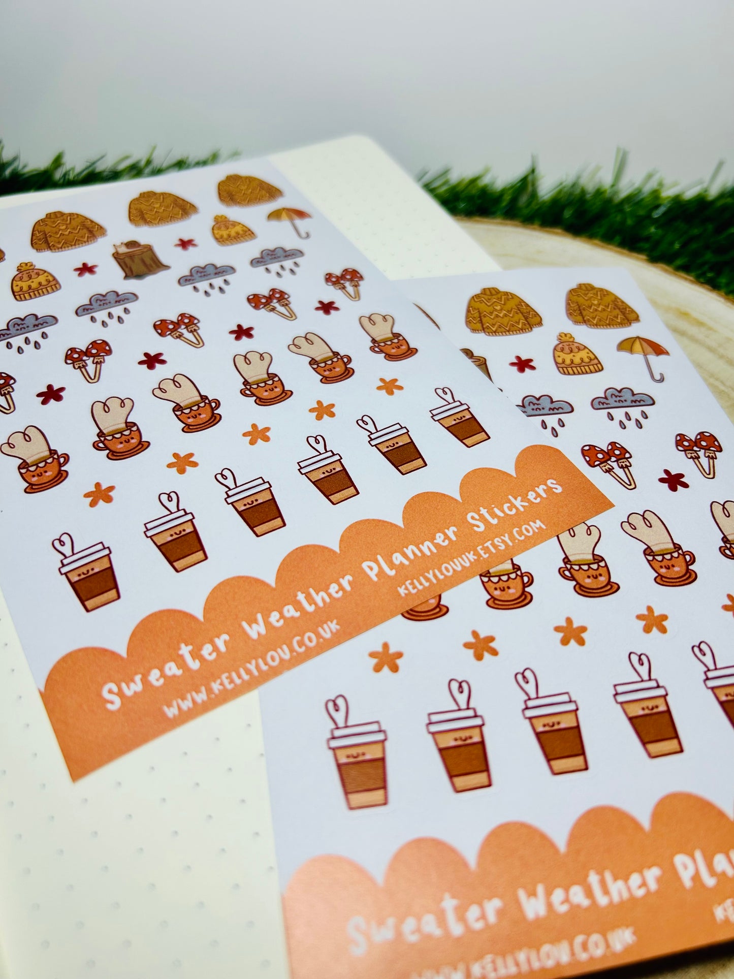 Sweater Weather Planner Sticker Sheet