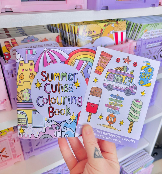 Summer Cuties Colouring Book