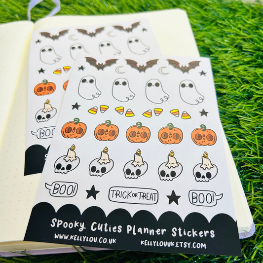 Spooky Cuties Halloween Planner Sticker Sheet