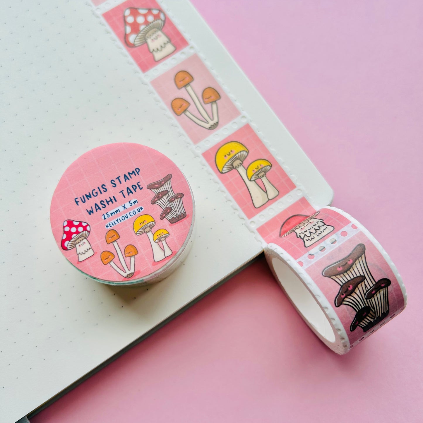 Fungi Stamp Washi Tape