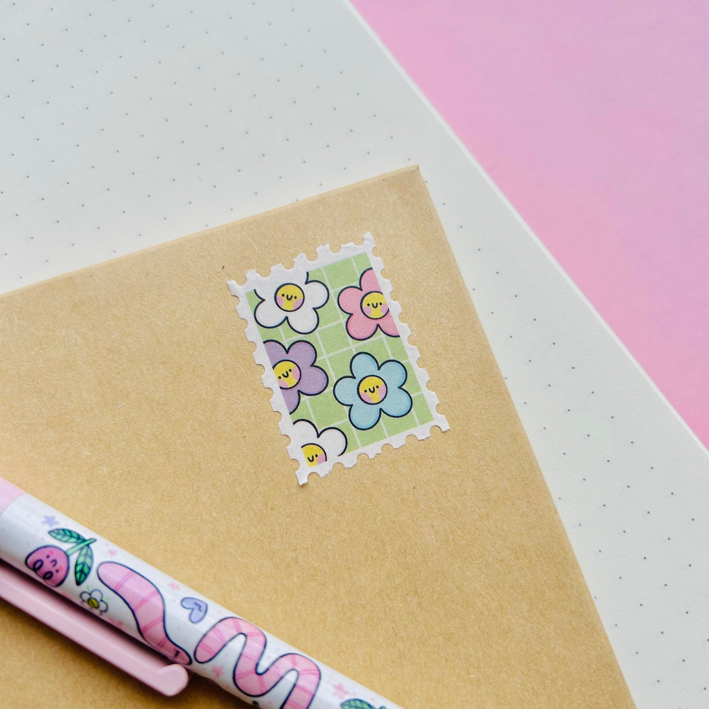 Floral Cuties Stamp Washi Tape