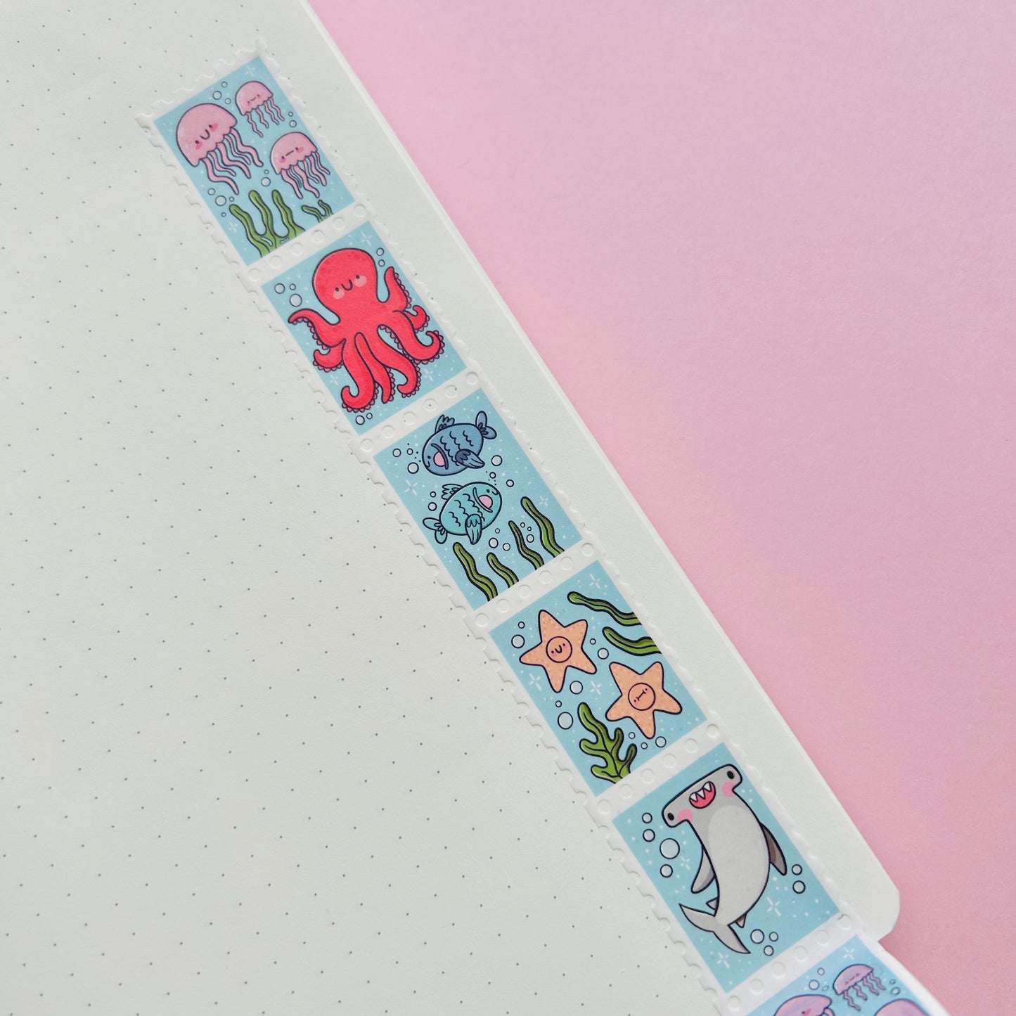 Sealife Stamp Washi Tape