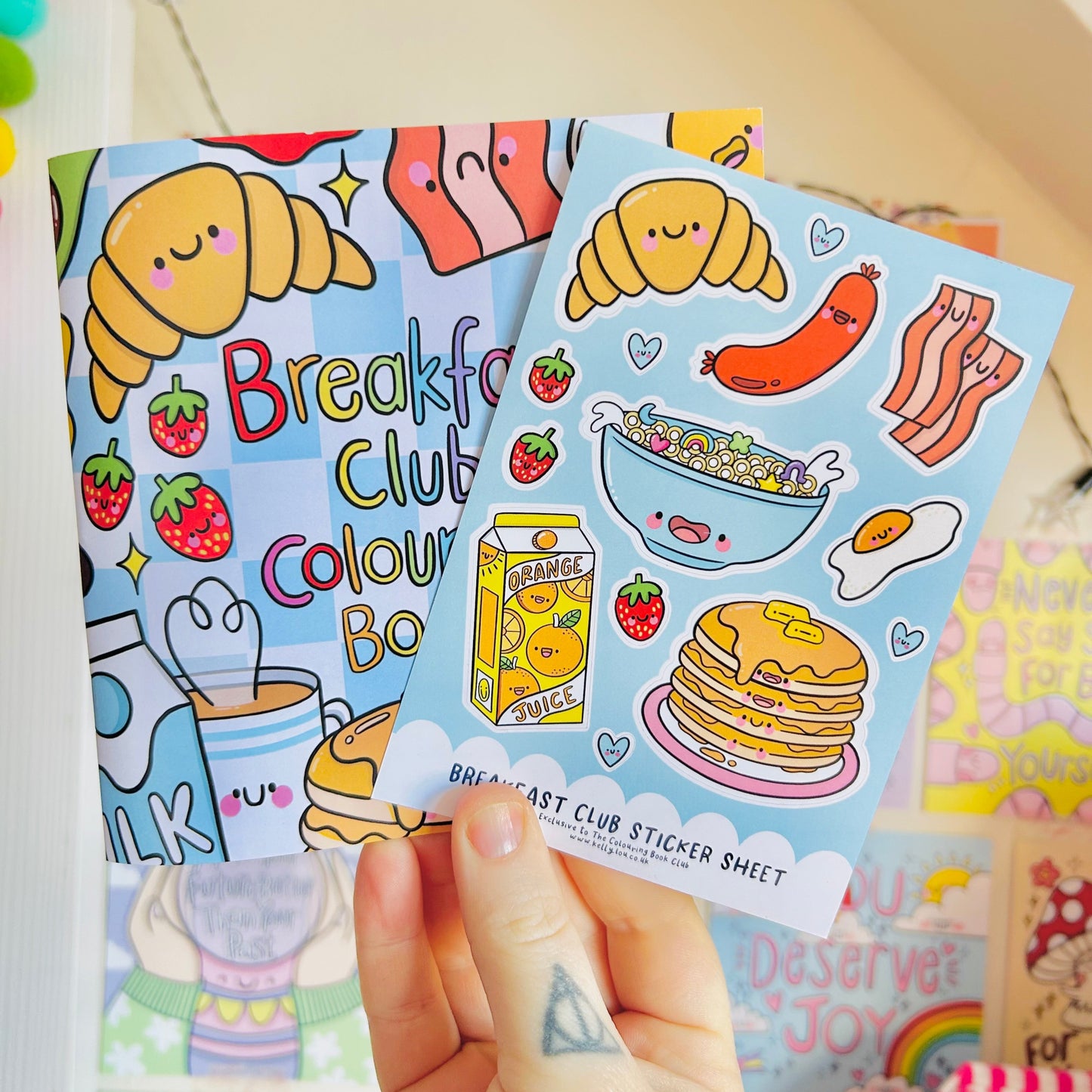 Breakfast Club Colouring Book (New)