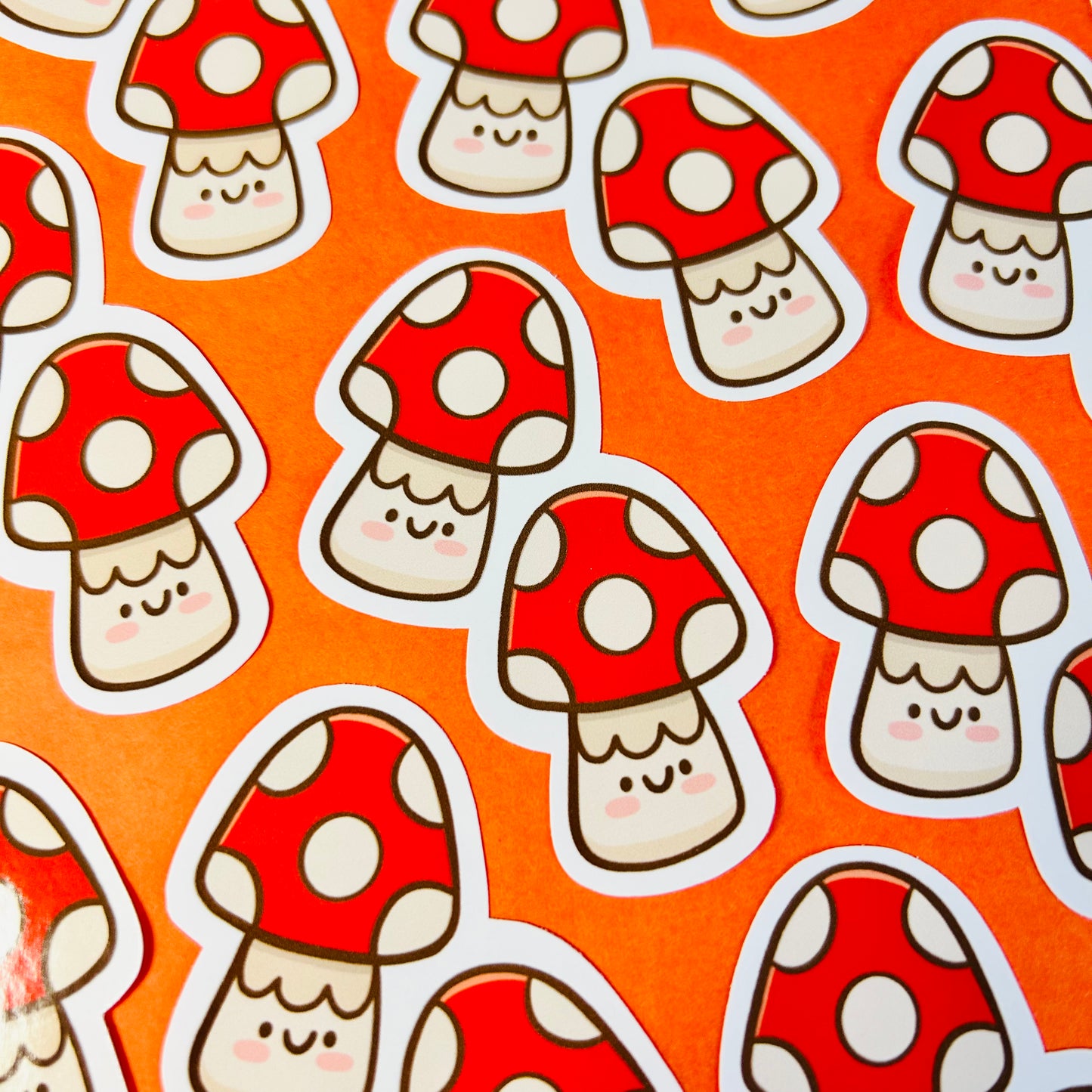 Toadstool Cuties Glossy Sticker