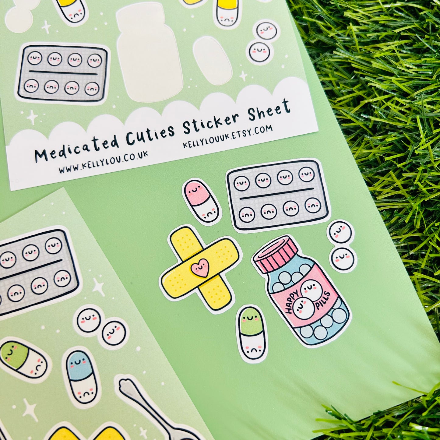 Medicated Cuties Matt Vinyl Sticker Sheet